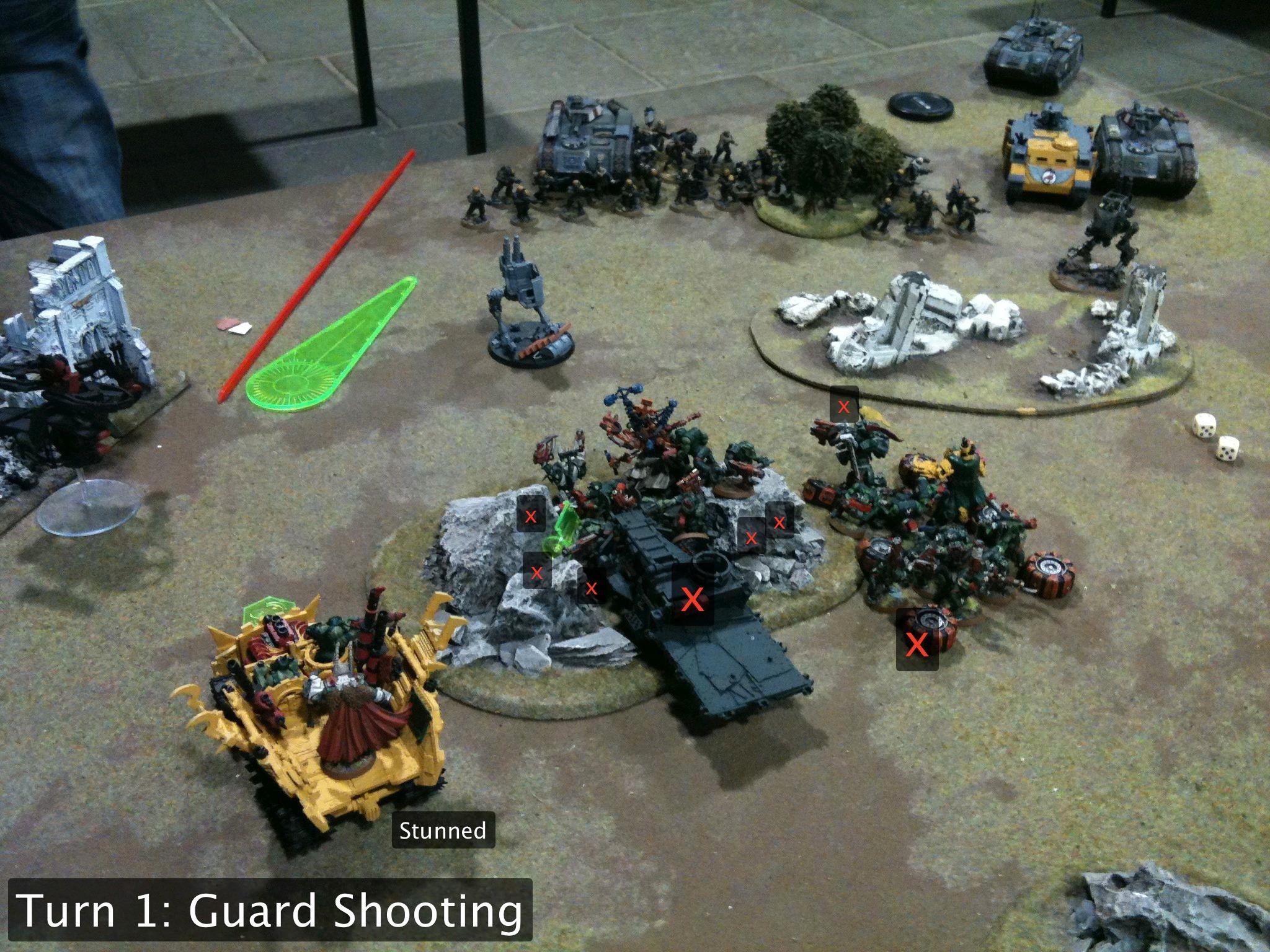 Battle Report, Da Ork Angelz, Imperial Guard, Orks