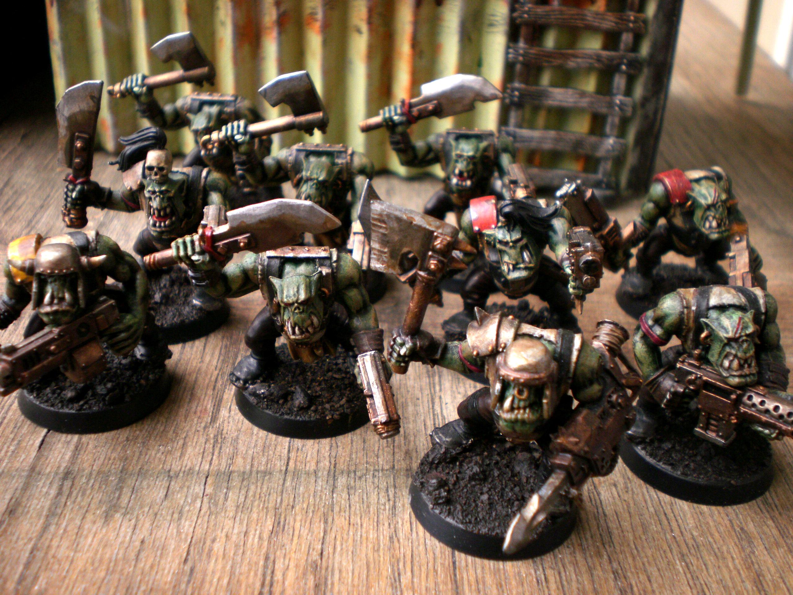 Mob, Orks, Slugga Boyz, Warhammer 40,000