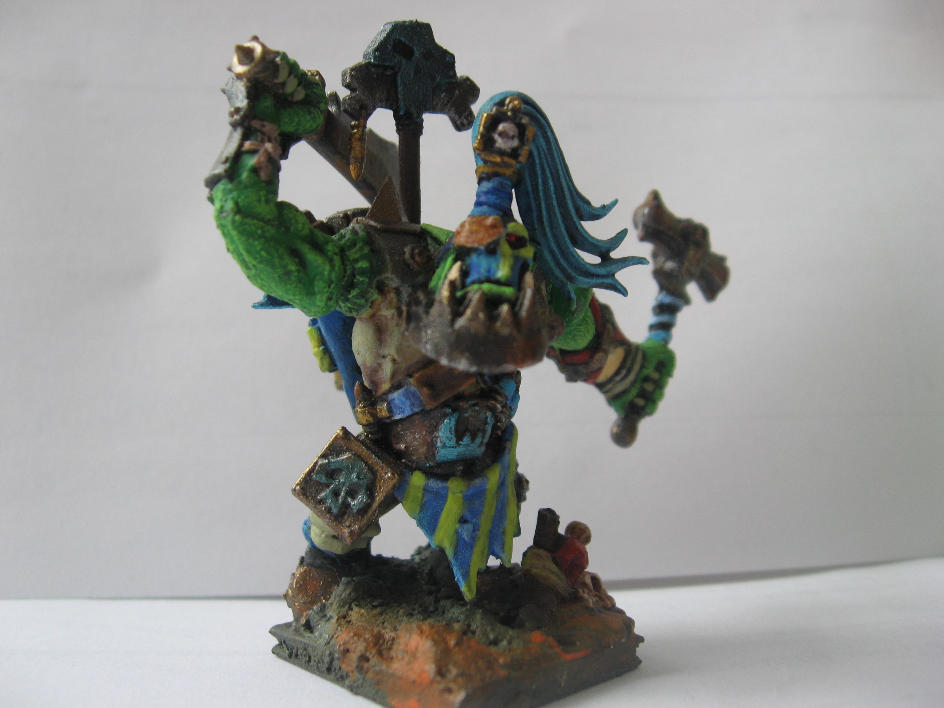 Conversion, Deathskulls, Deffskulls, Grots, Nob, Orks, Warhammer 40,000, Warhammer Fantasy, Work In Progress