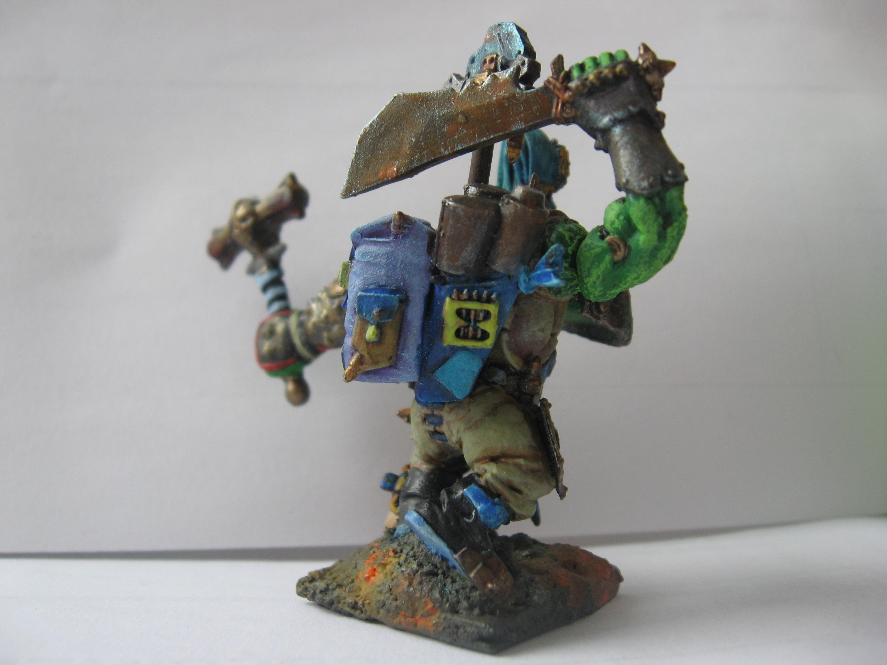 Conversion, Deathskulls, Deffskulls, Grots, Nob, Orks, Warhammer 40,000, Warhammer Fantasy, Work In Progress