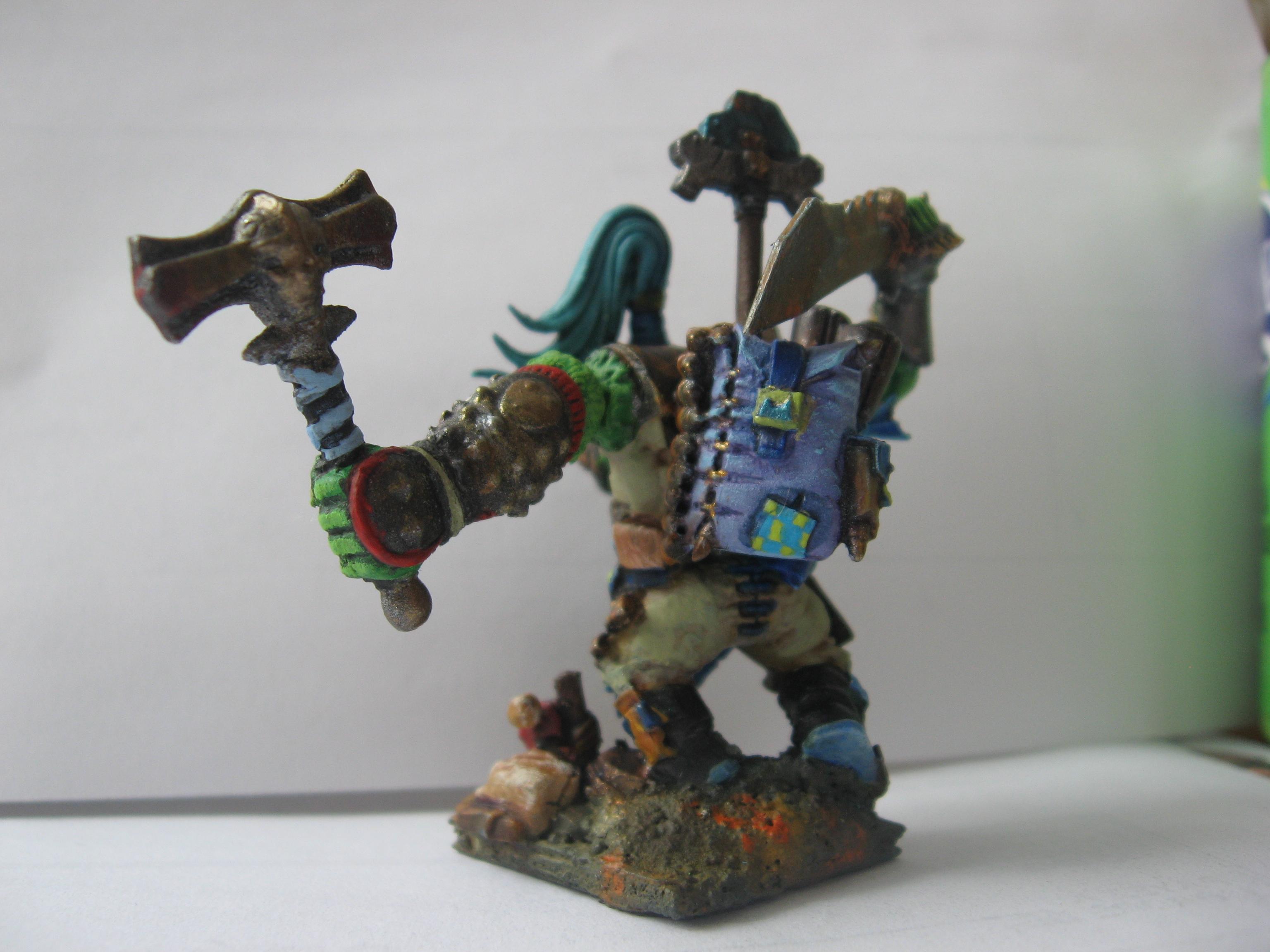 Conversion, Deathskulls, Deffskulls, Grots, Nob, Orks, Warhammer 40,000, Warhammer Fantasy, Work In Progress