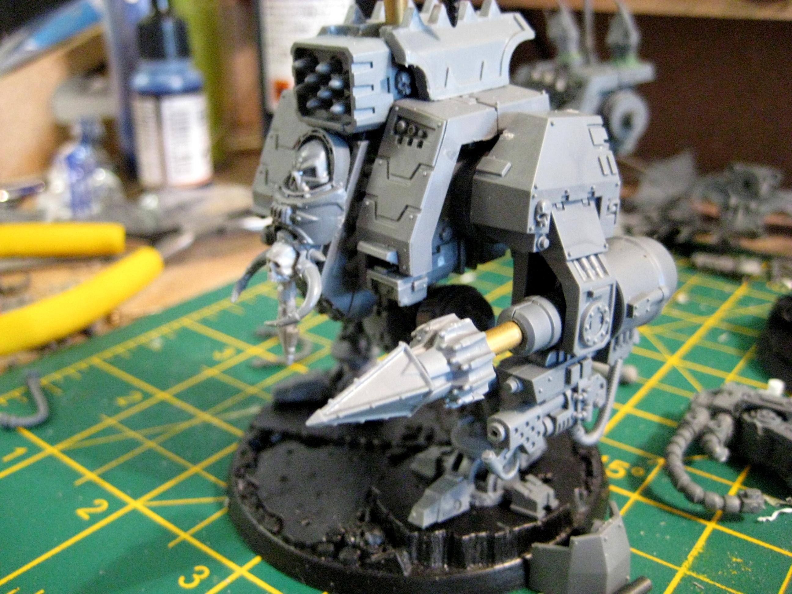 Chaos, Dreadnough, Dreadnought, Iron Warriors, Work In Progress