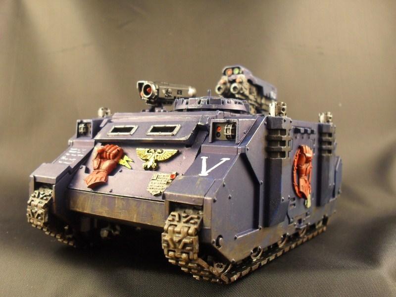 Crimson Fists, Razorback, Space Marines