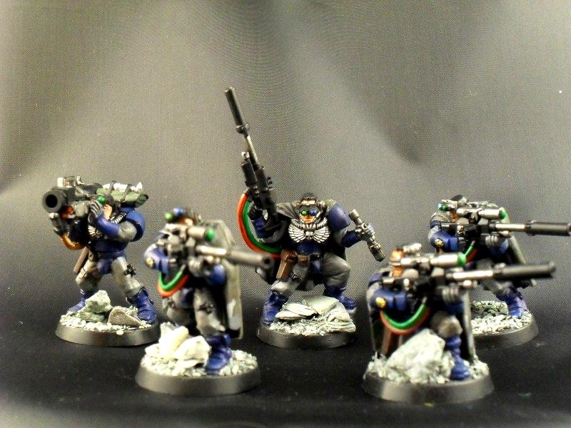 Crimson Fists, Scouts, Snipers, Space Marines