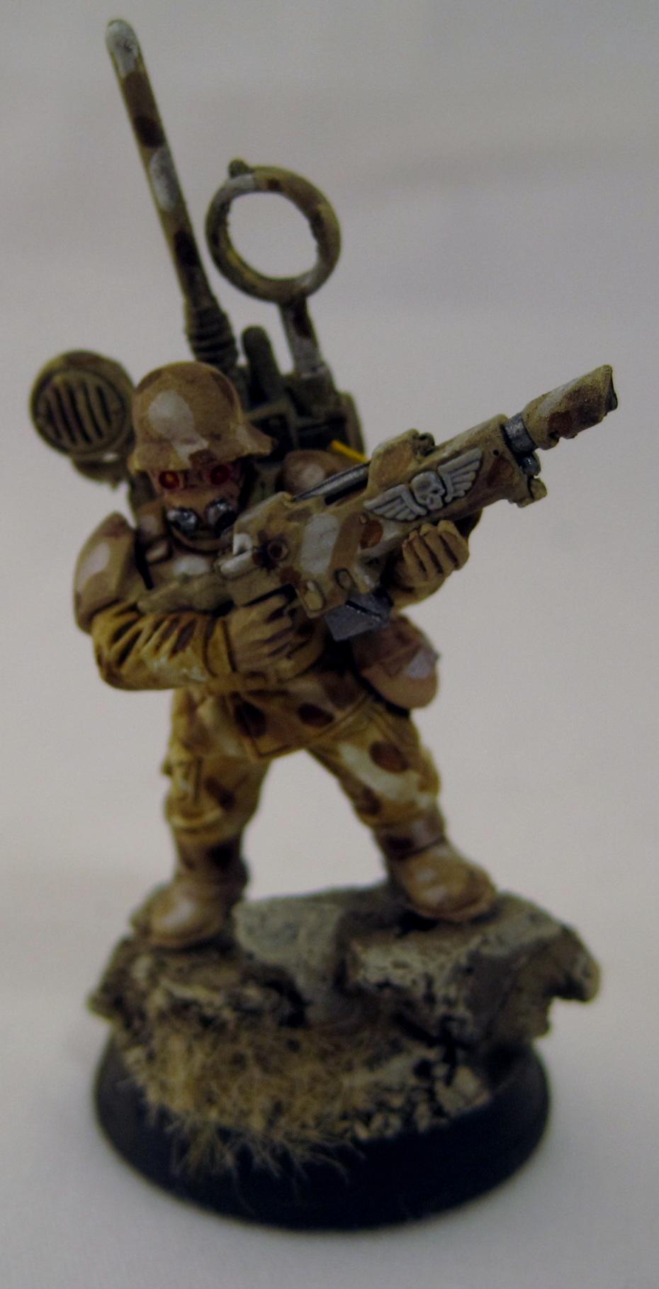 Guardsmen, Imperial Guard, Vox-caster, Warhammer 40,000