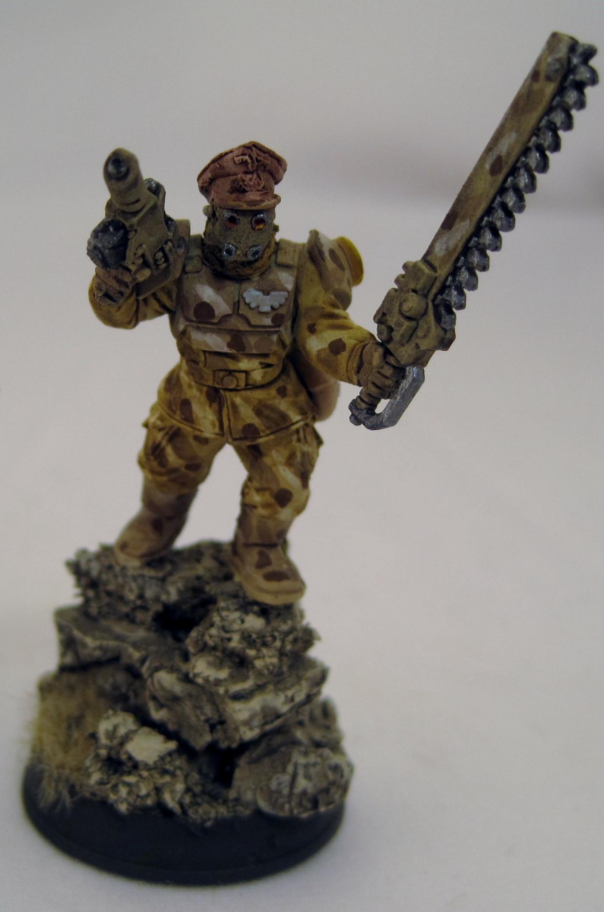 Astra Militarum, Cadians, Camouflage, Desert, Guard, Imperial, Imperial Guard, Sargent