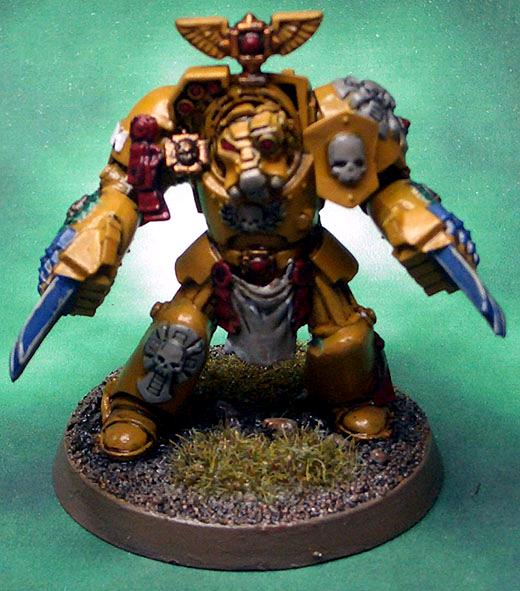 Imperial Fists, Space Marines, Terminator Armor, Warhammer 40,000