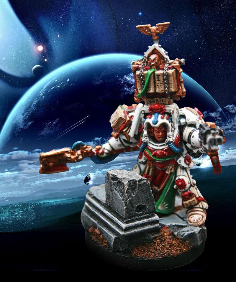 Space Marine/Grey Knight Librarian in Terminator Armour
