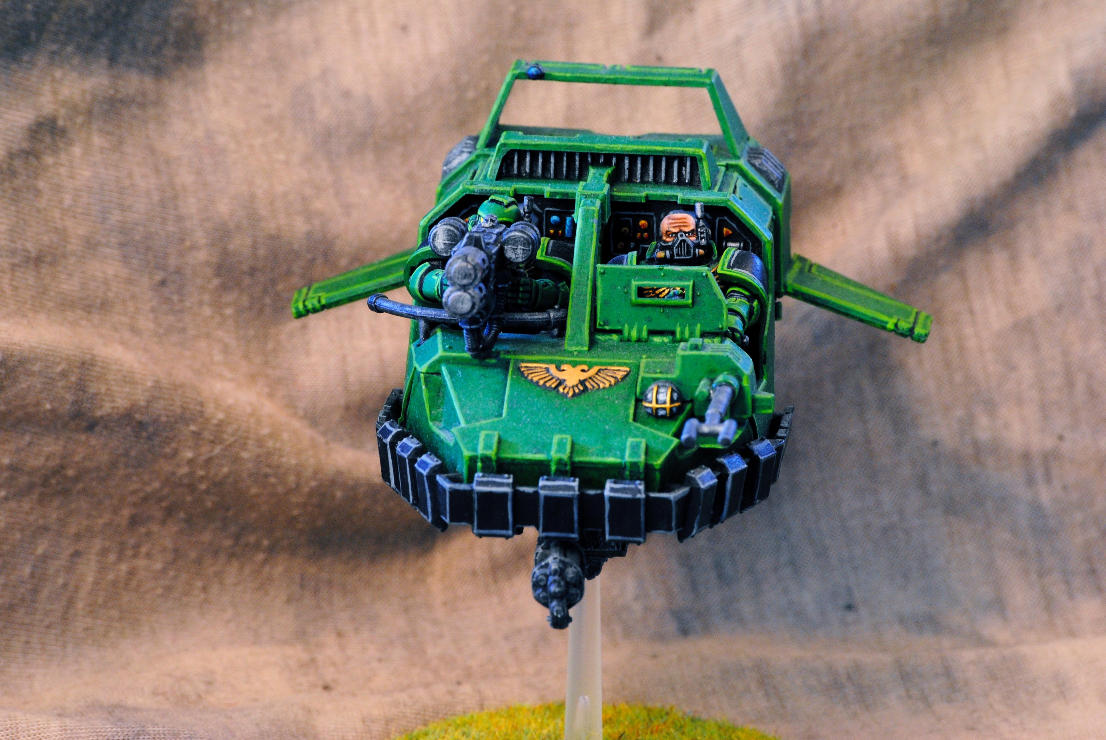 Land Speeder, Salamanders, Space Marines