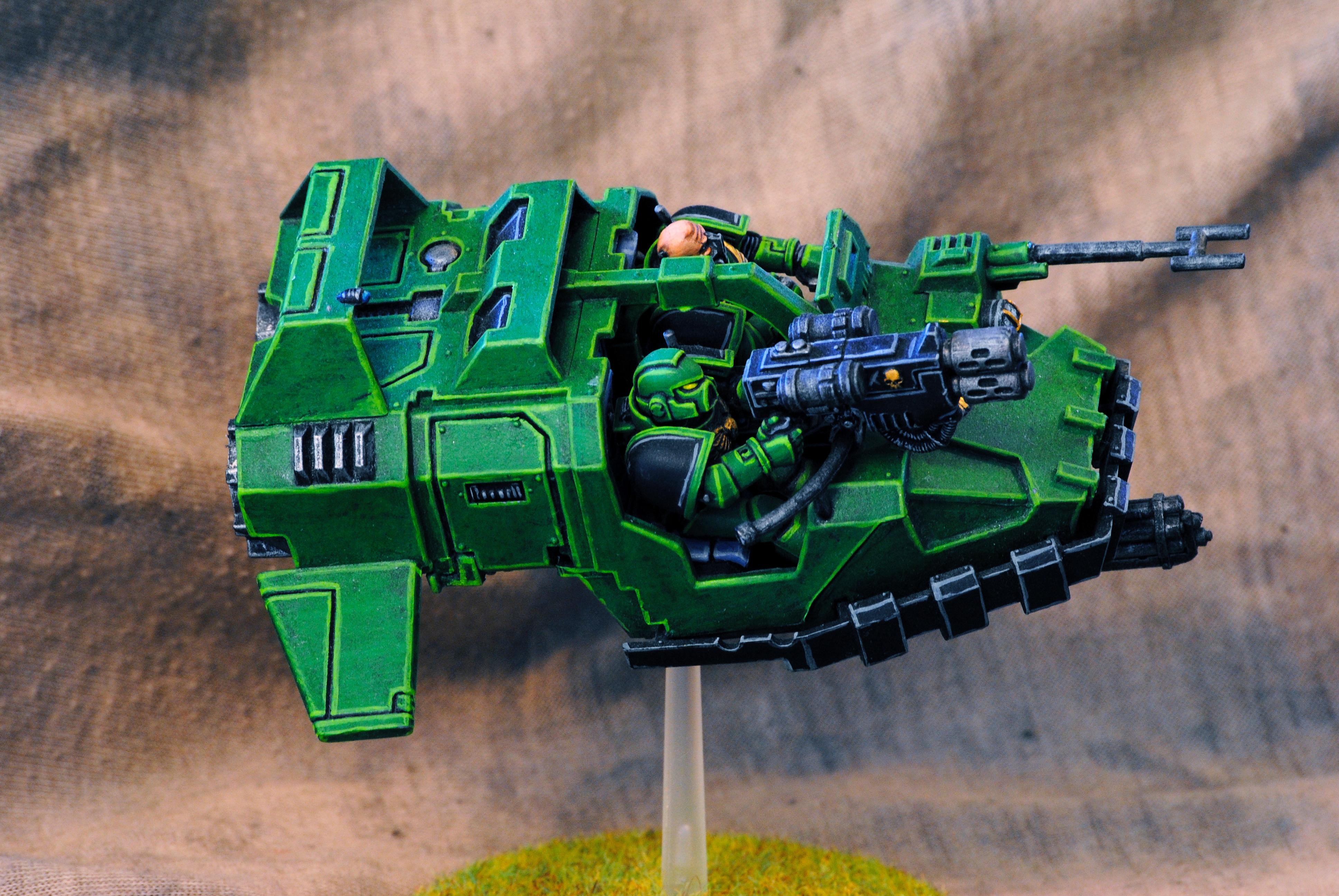 Land Speeder, Salamanders, Space Marines, Warhammer 40,000