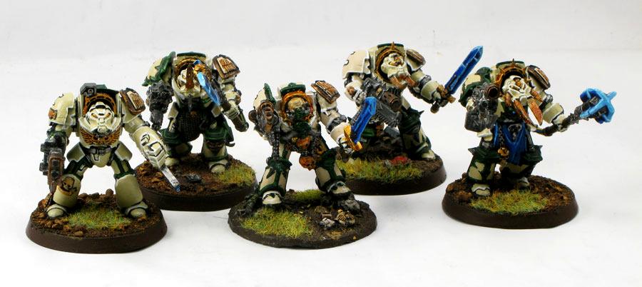Chaos Space Marines, Combi-melta, Deathwing, Fallen, Power Weapon, Terminator Armor