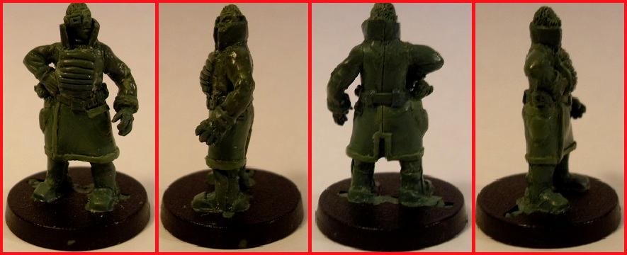 Bountyhunter, Green, Necromunda, Sculpting, Scum, Underhive