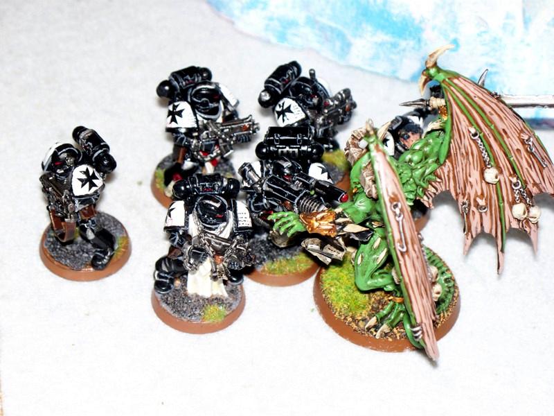 Battle, Black Templars, Daemons, Warhammer 40,000