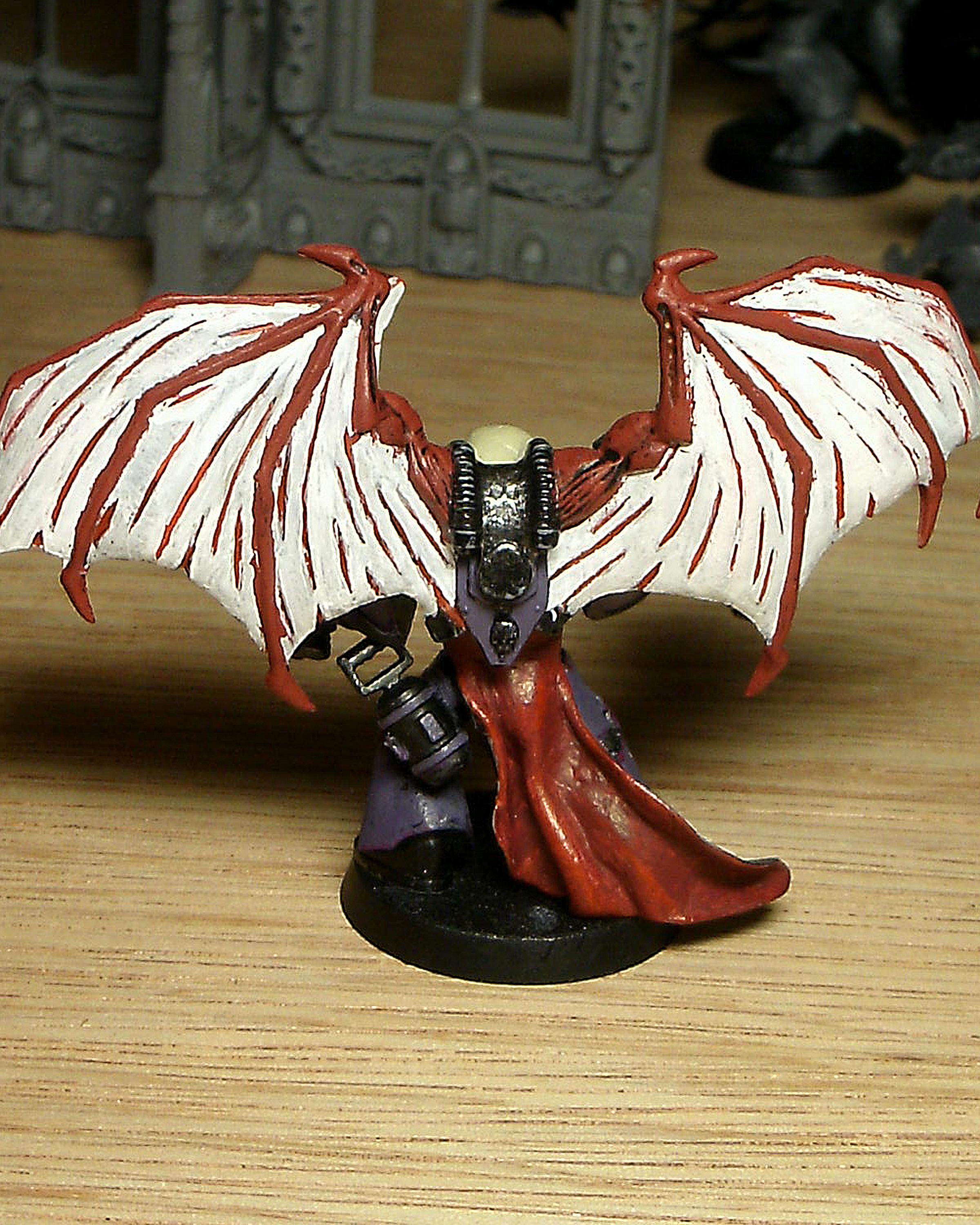 Cape, Chaos, Daemon Weapon, Greenstuff, Legio Mortis, Lord, Melta Bombs, Skull Helmet, Twin Linked Bolter, Warhammer 40,000, Winged