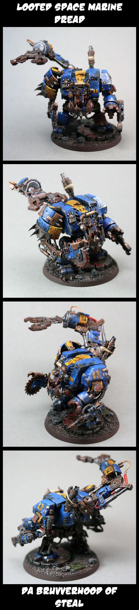 Deathskulls, Deff Dread, Dreadnought, Looted, Orks