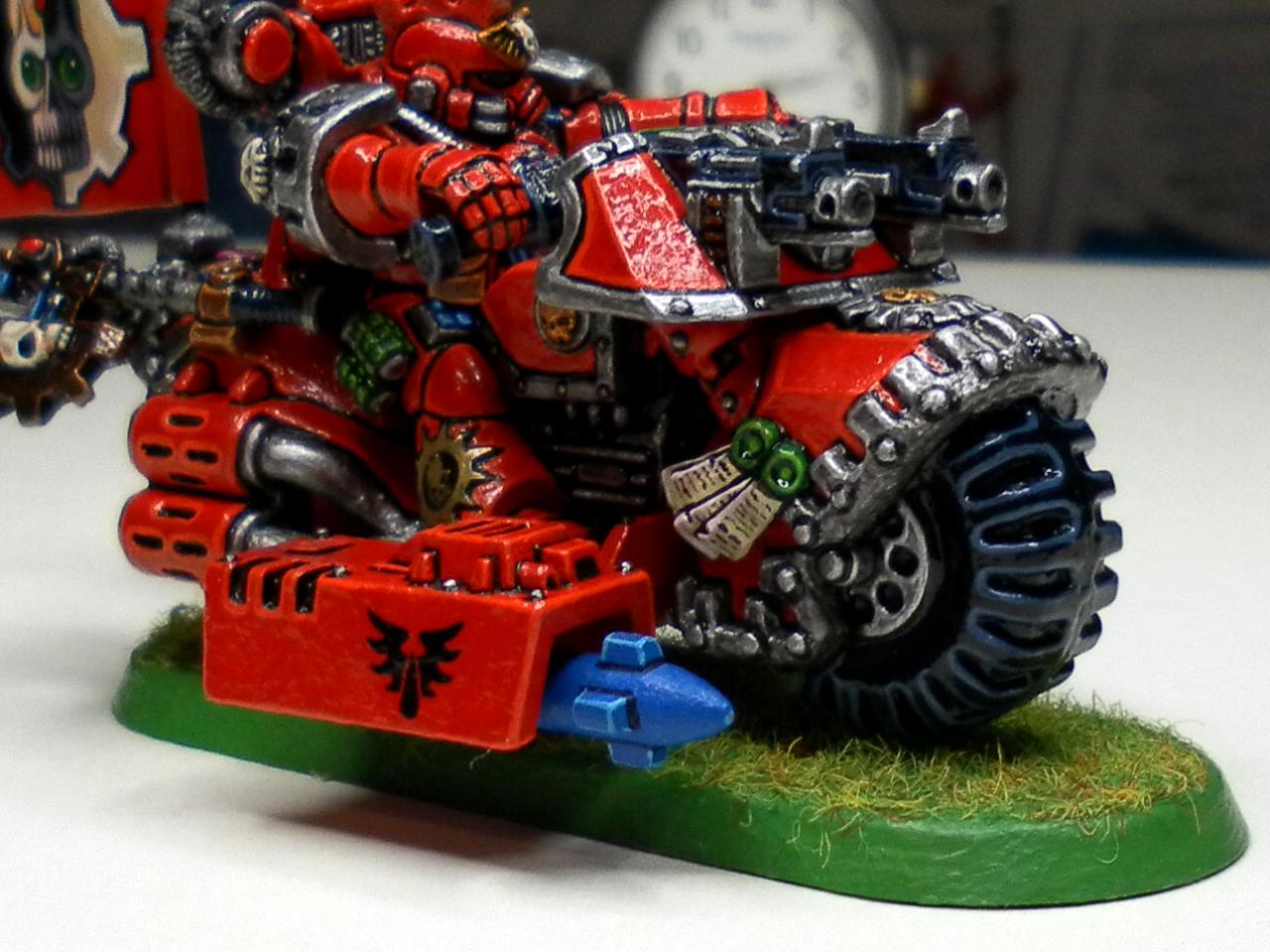 Blood Angels, Mark Tucker, Tech Marine, Tech Marine On Bike