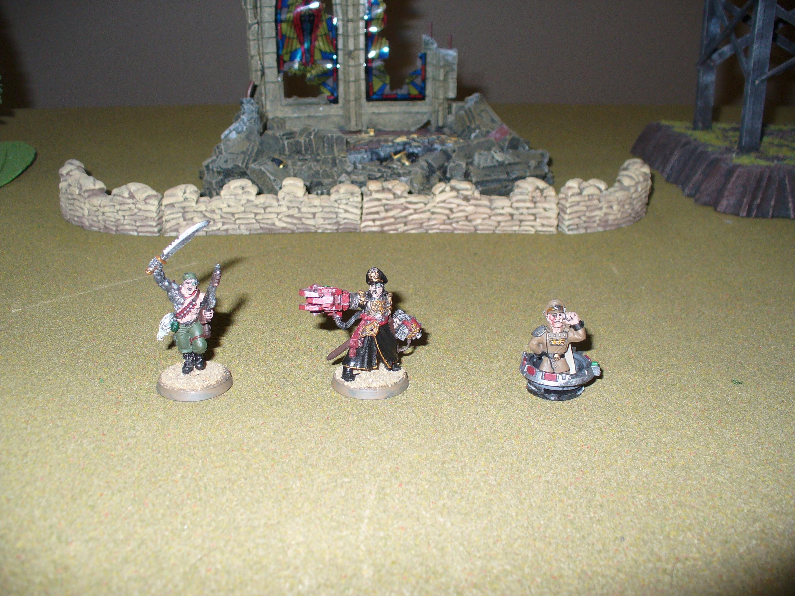 IG HQ choices painted and ready for battle