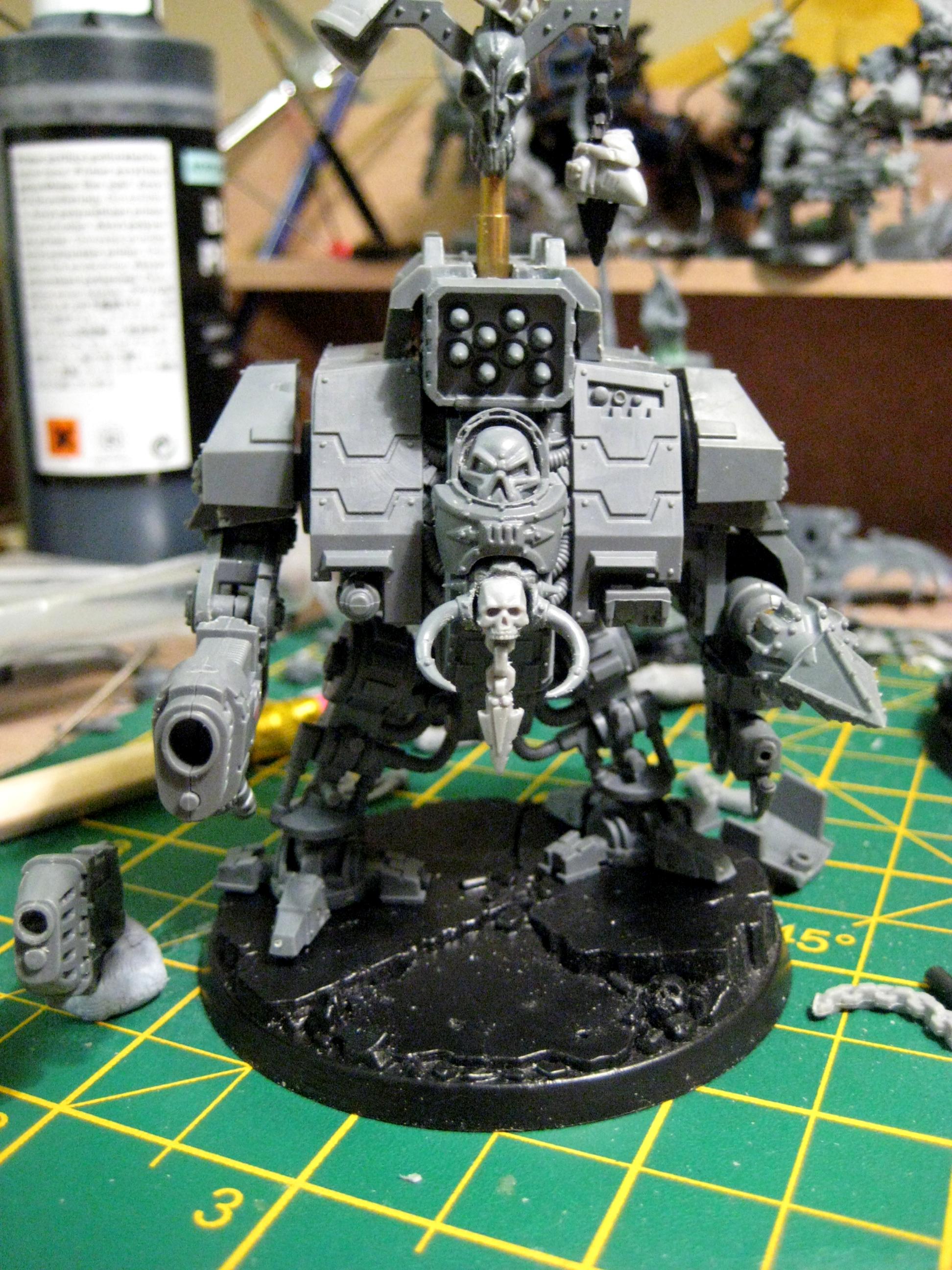 Chaos, Dreadnough, Dreadnought, Iron Warriors, Work In Progress
