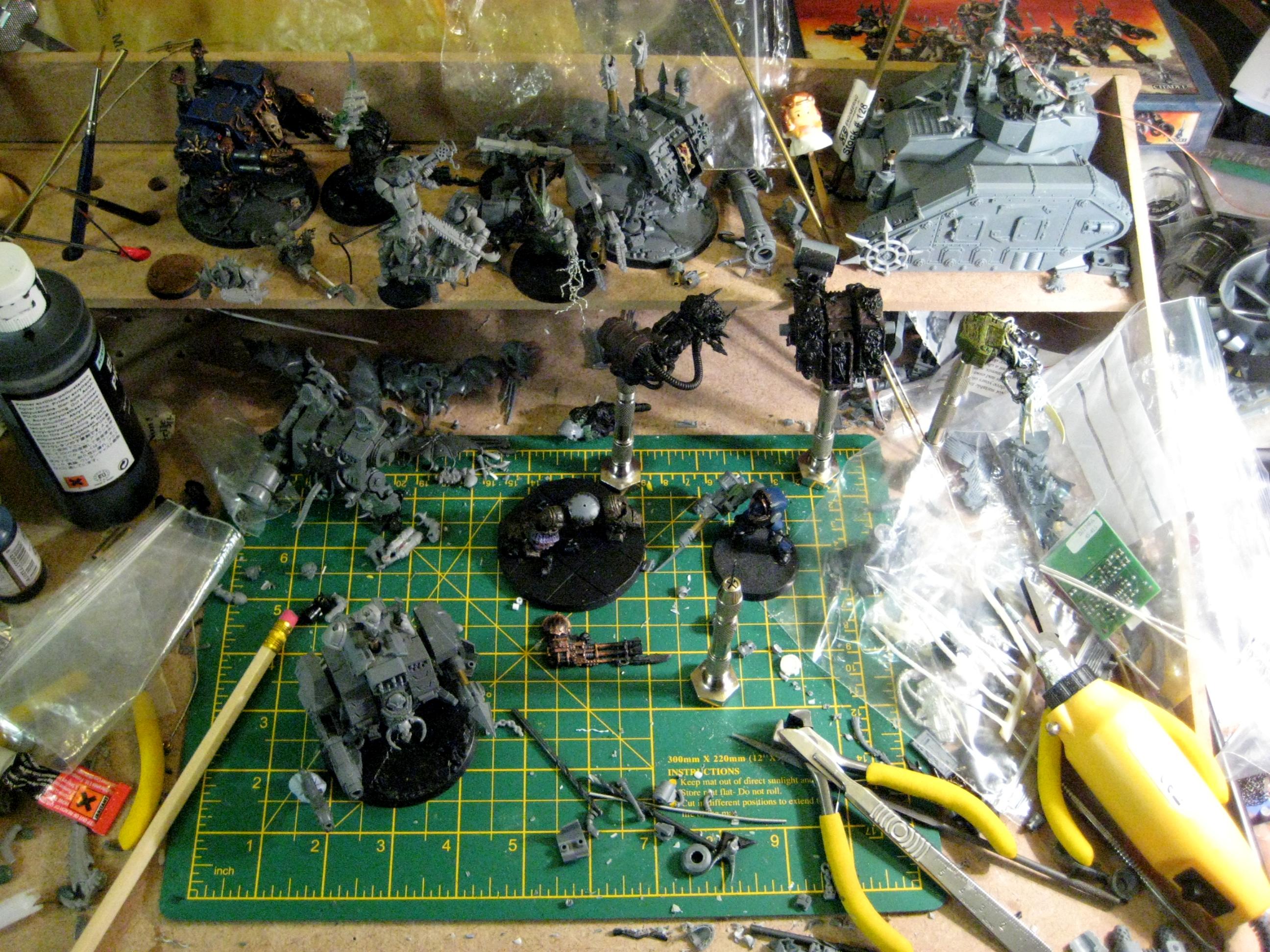 Chaos, Dreadnough, Dreadnought, Iron Warriors, Work In Progress