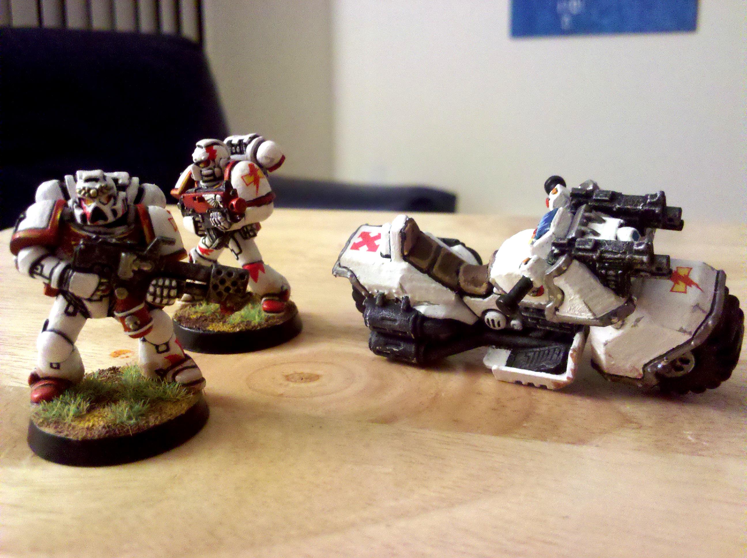 Space Marine Bike, Warhammer 40,000, White Scars