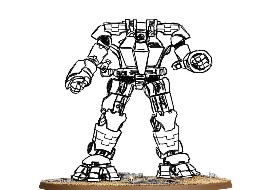Crisis Battlesuit, Dreadknight, Tau