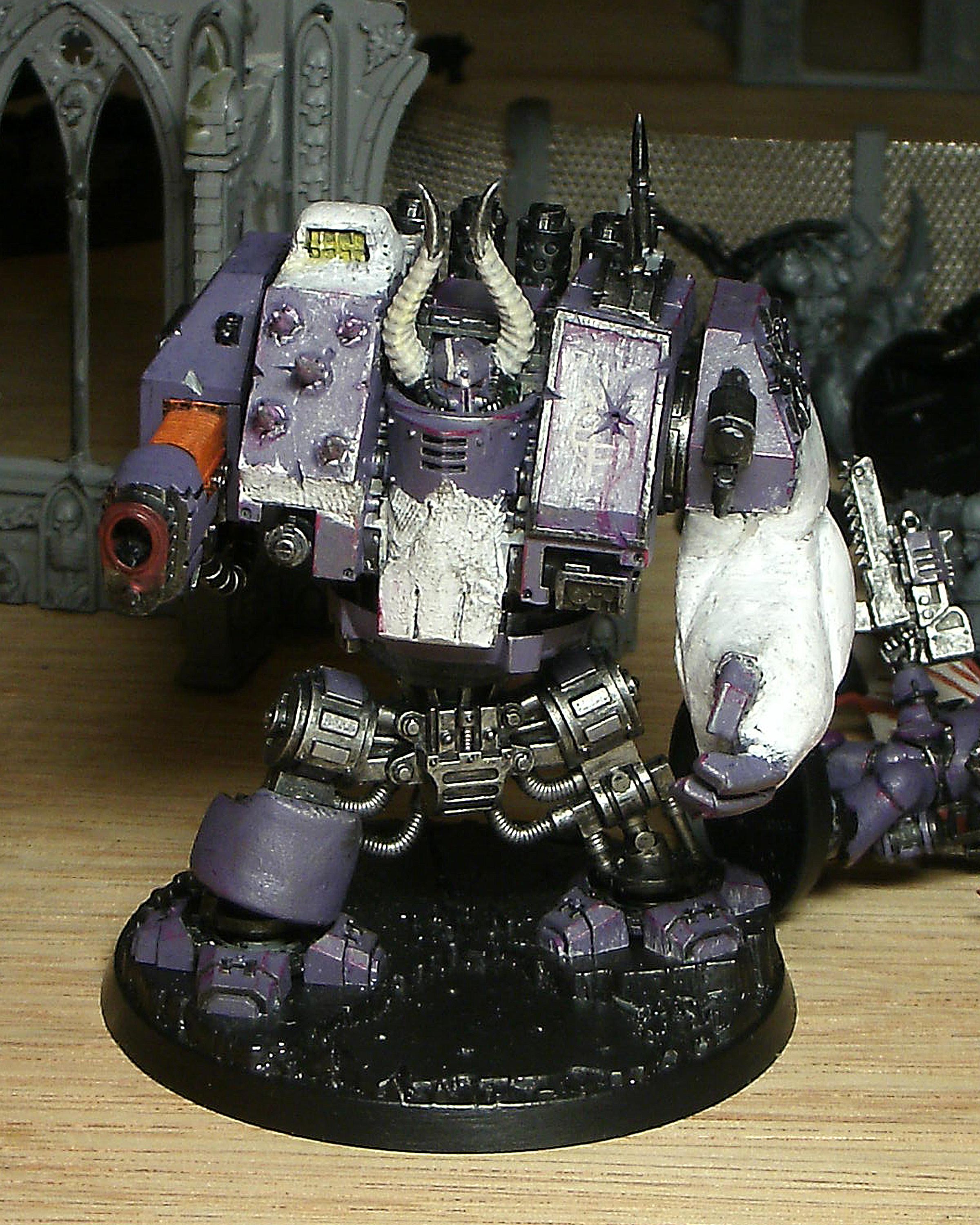 Chaos, Dreadnought, Greenstuff, Legio Mortis, Plasma Gun, Venerable