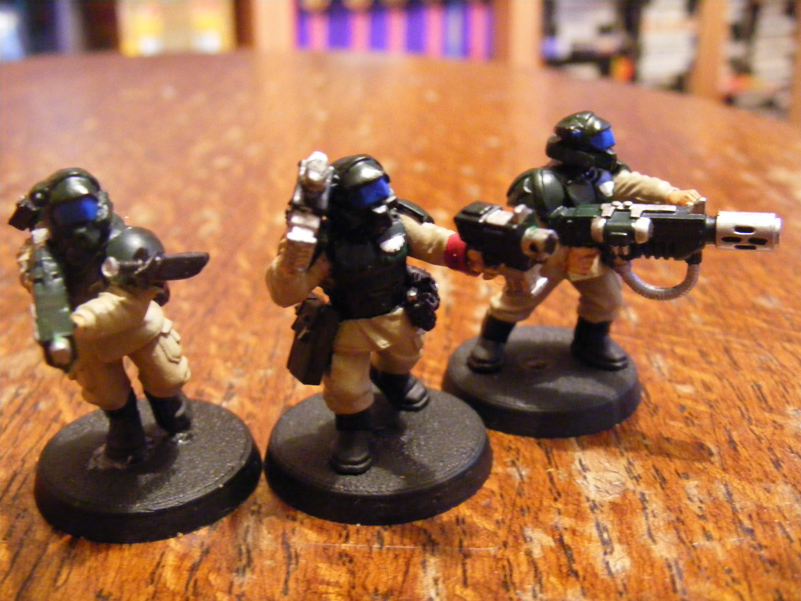 Airborne, Bolt Pistol, Dual-wield, Dualwield, Imperial Guard, Lasgun, Meltagun, Sergeant, Shotgun, Veteran