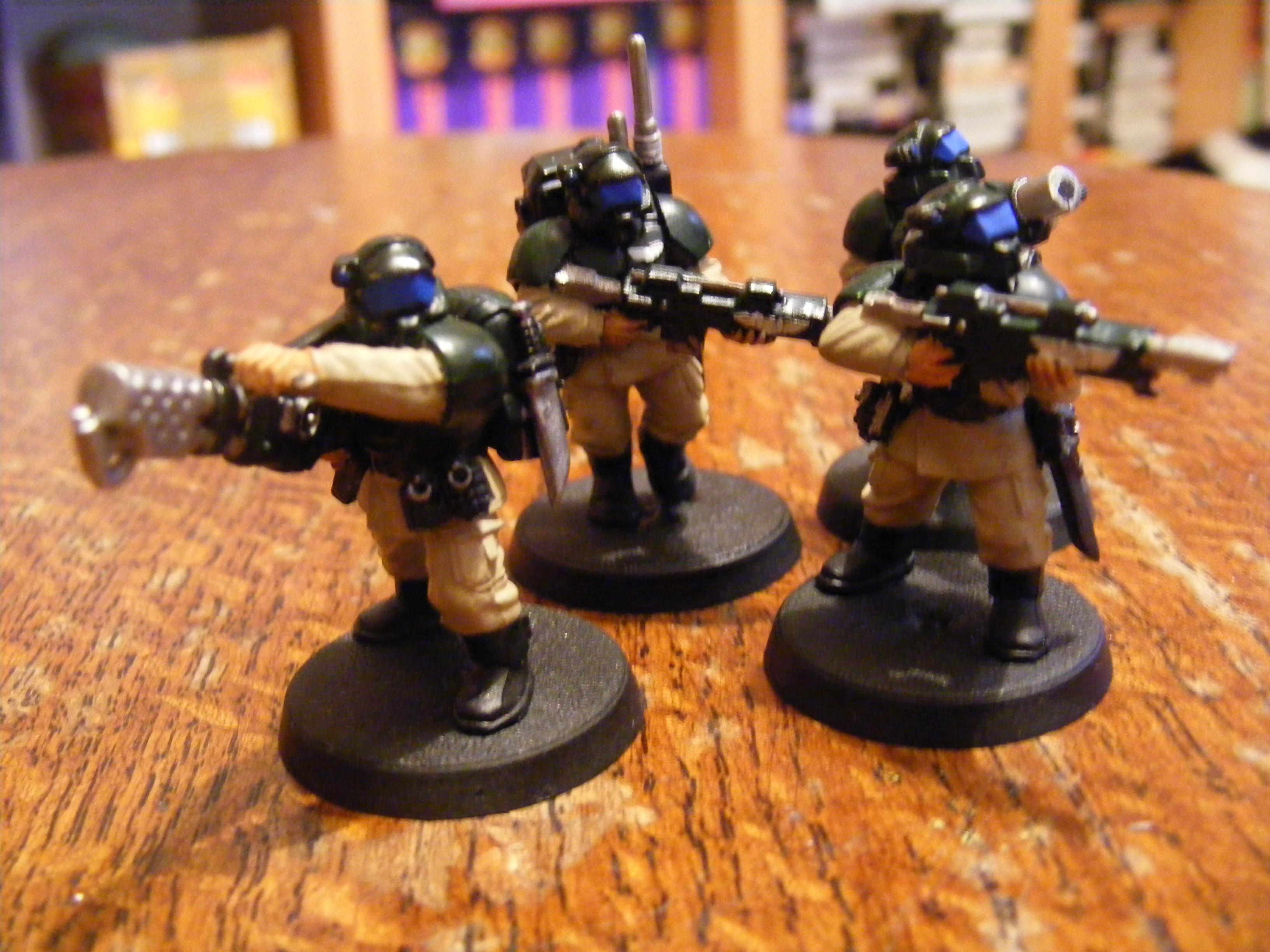 Airborne, Flamer, Grenade Launcher, Imperial Guard, Lasgun, Medic, Veteran, Vox Caster