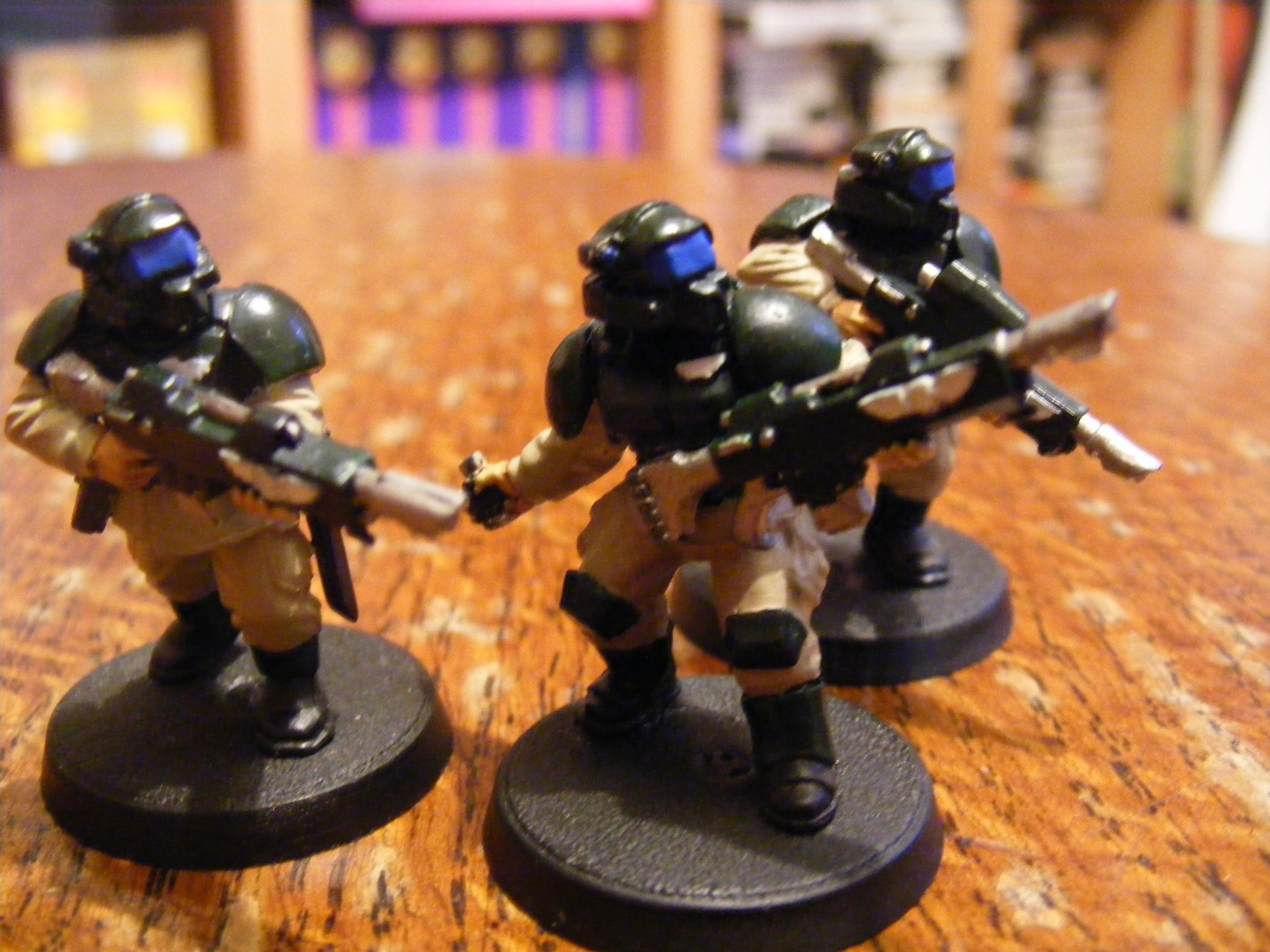 Airborne, Female, Grenade, Imperial Guard, Lasgun, Scope, Veteran