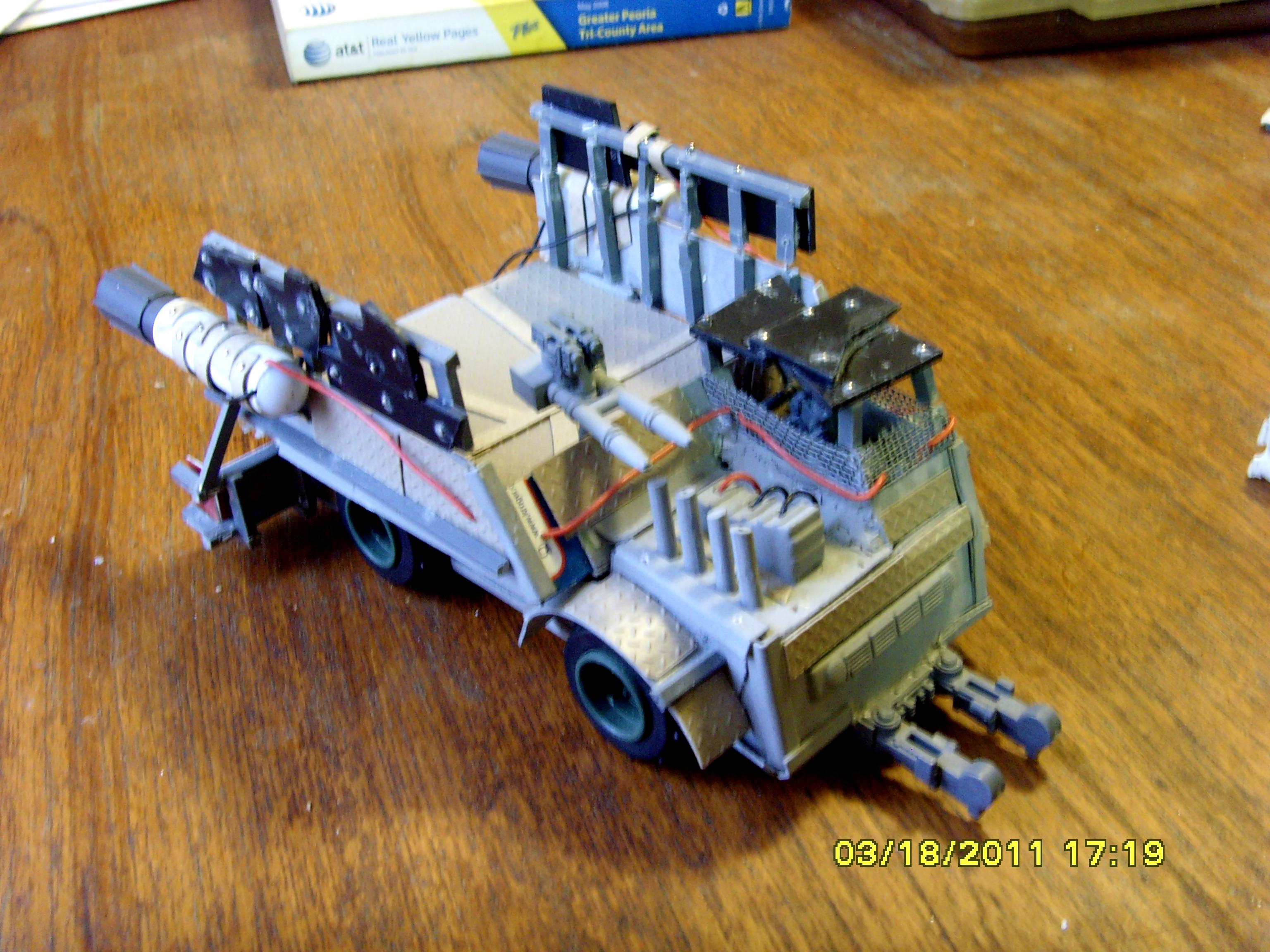 Army, Gorkamorka, Orks, Scratch Build, Truck, Trukk, Warhammer 40,000