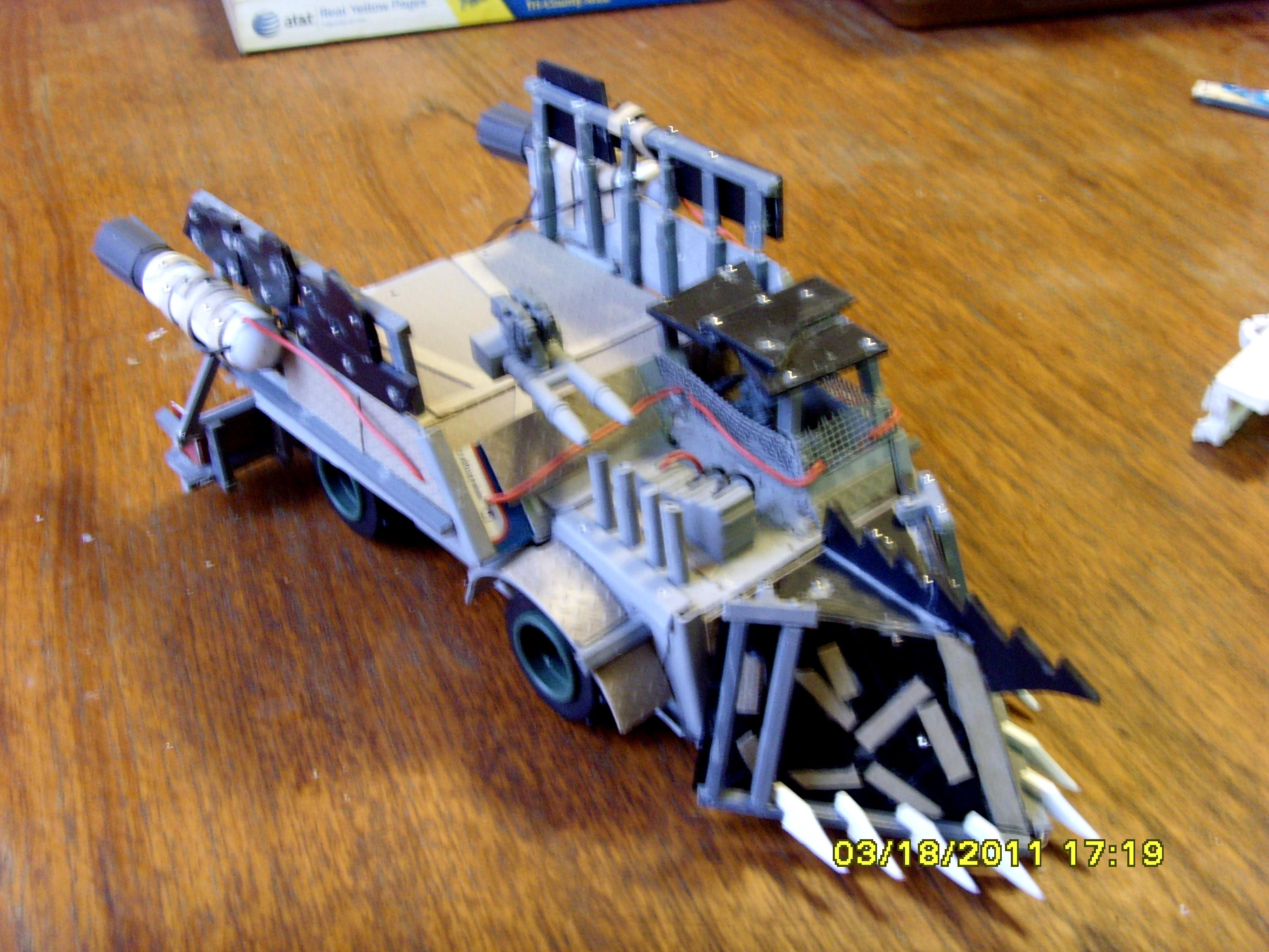Army, Gorkamorka, Orks, Scratch Build, Truck, Trukk, Warhammer 40,000