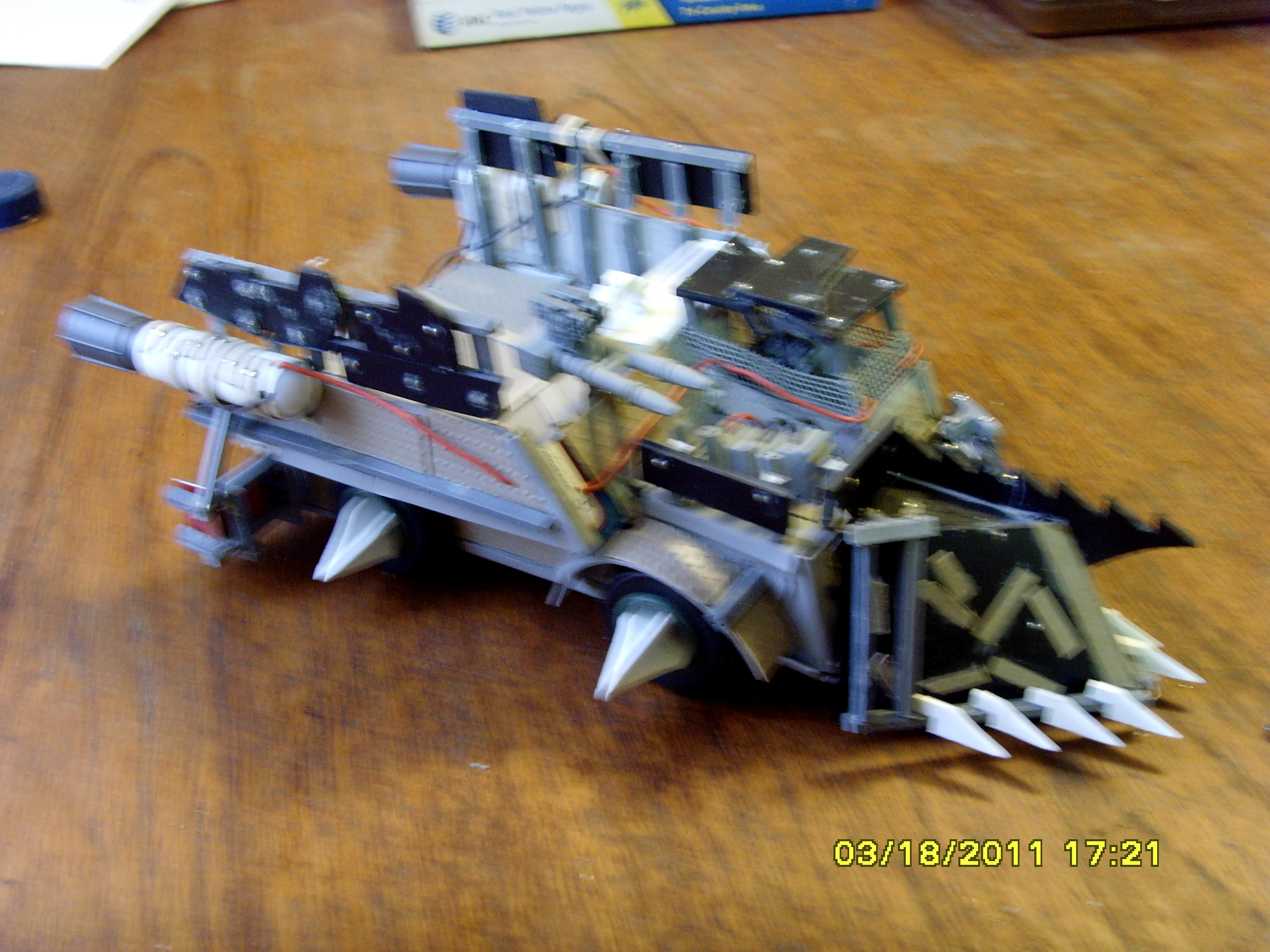 Army, Gorkamorka, Orks, Scratch Build, Truck, Trukk, Warhammer 40,000