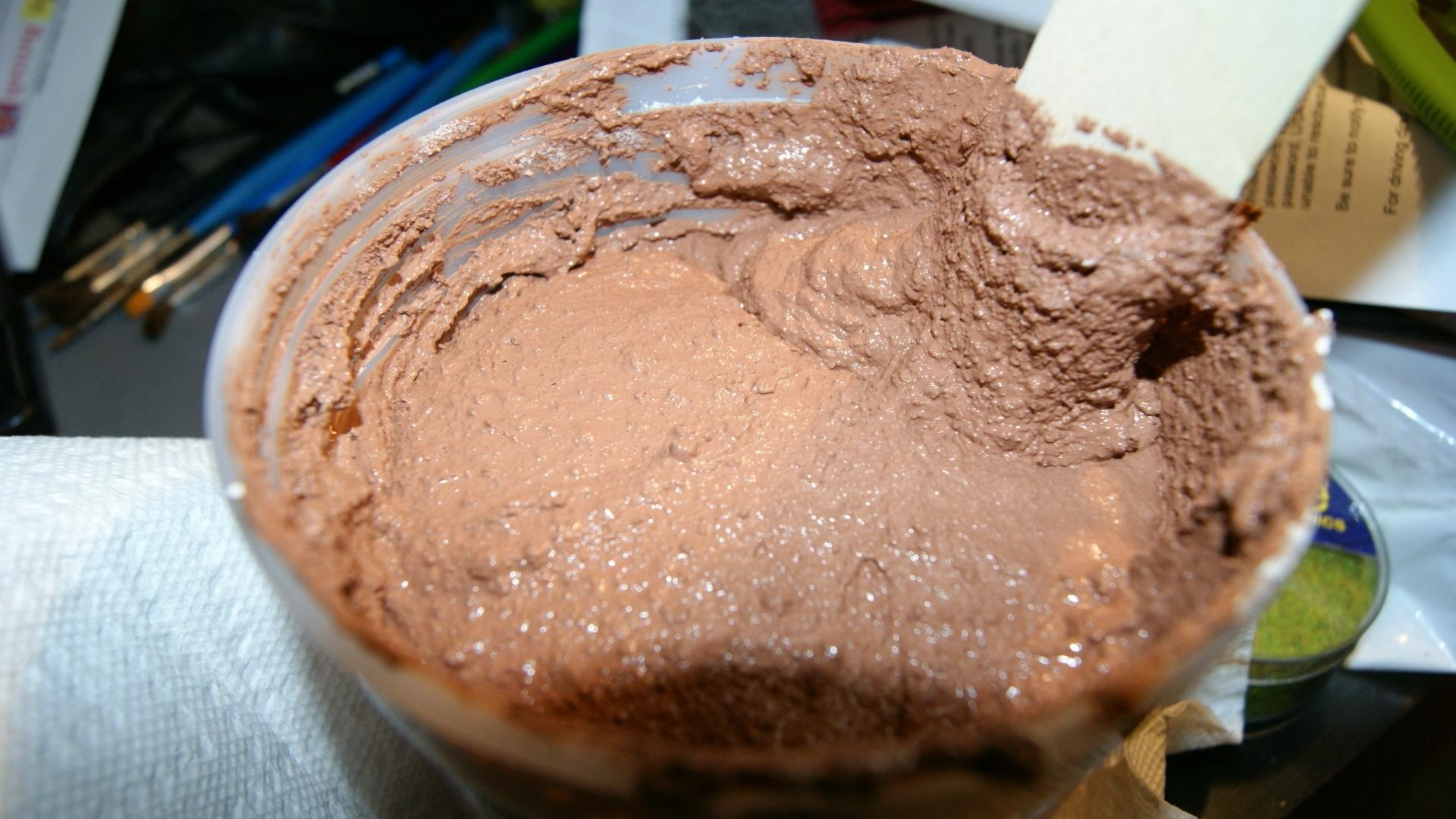 Base, Plaster with sand added