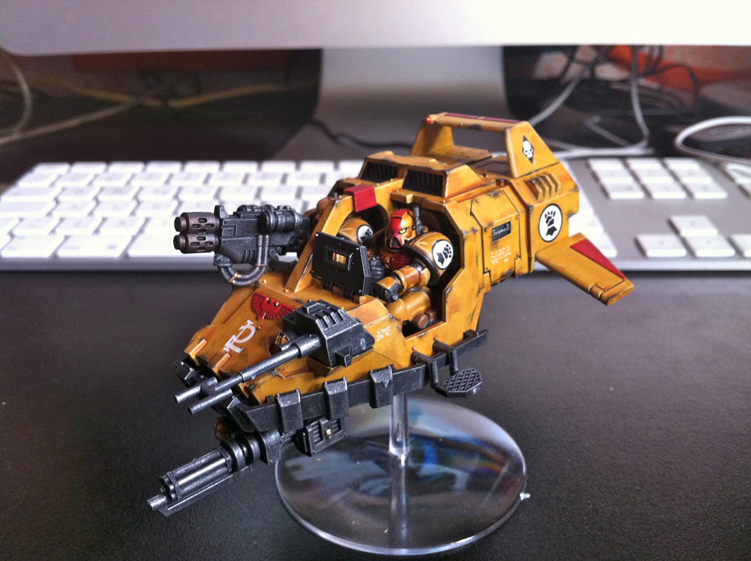 Imperial Fists, Land Speeder Tornado, Space Marines, Vehicle