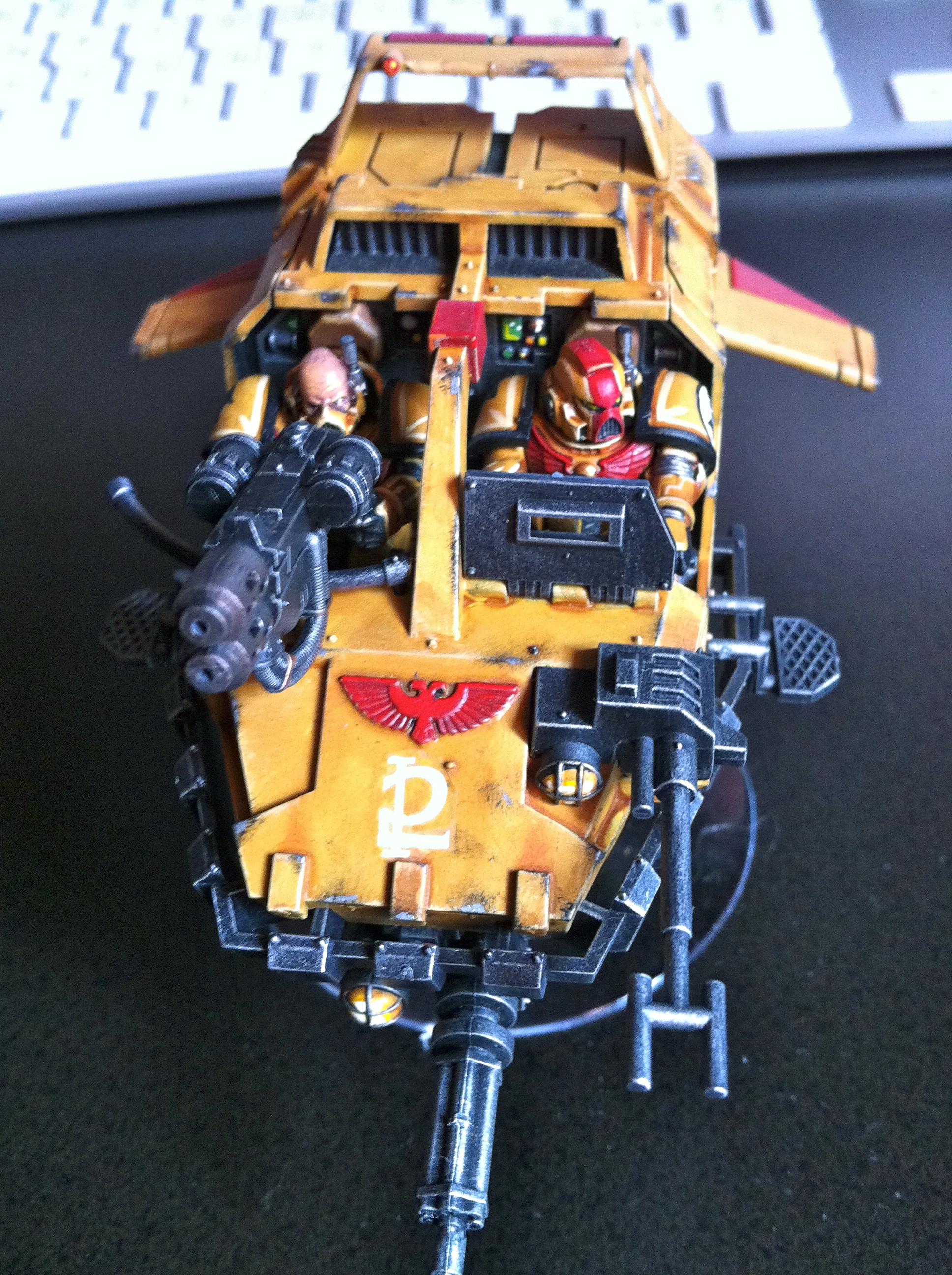 Imperial Fists, Land Speeder Tornado, Space Marines, Vehicle