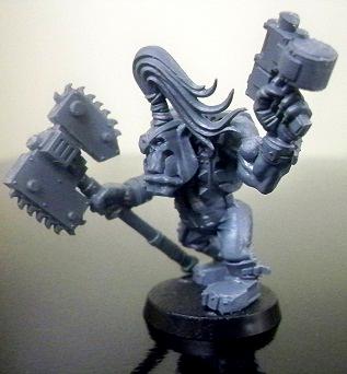 Ork Nob wiv Konverted Big Choppa