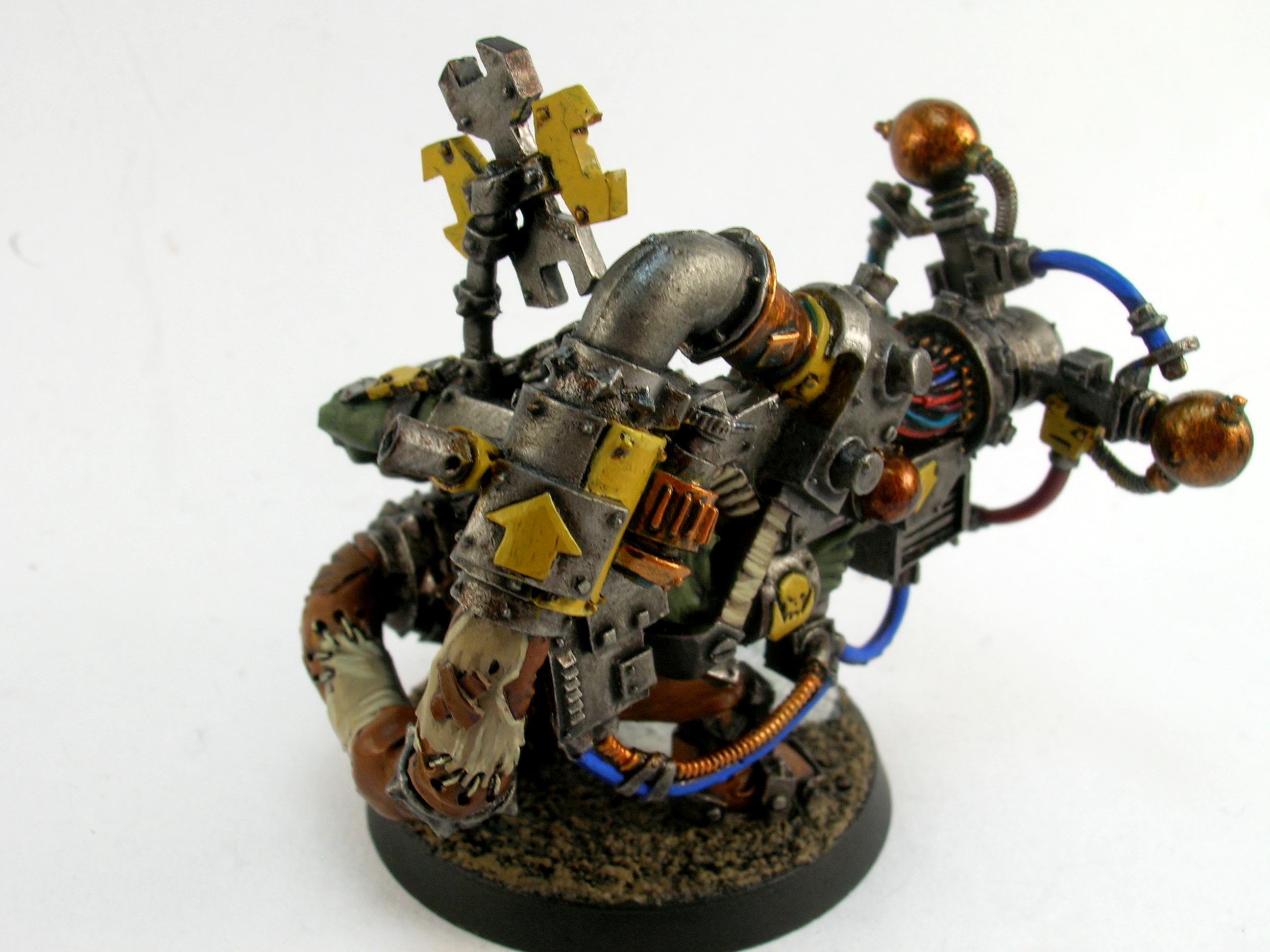 Bad Moons, Big Mek, Orks, Shokk Attack Gun, Warhammer 40,000