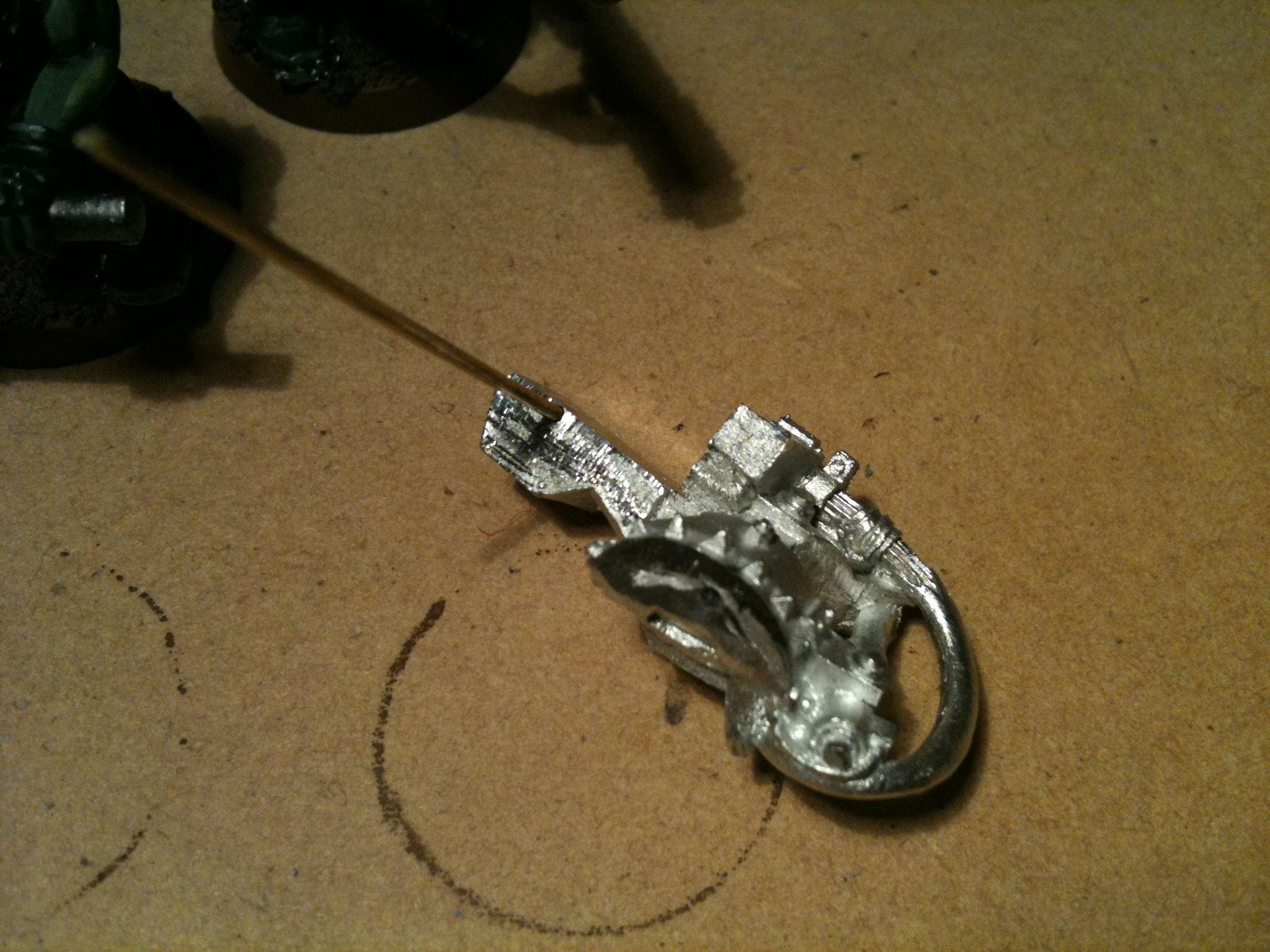 Da Dark Angelz, Mega-armour, Orks, Warboss, Work In Progress