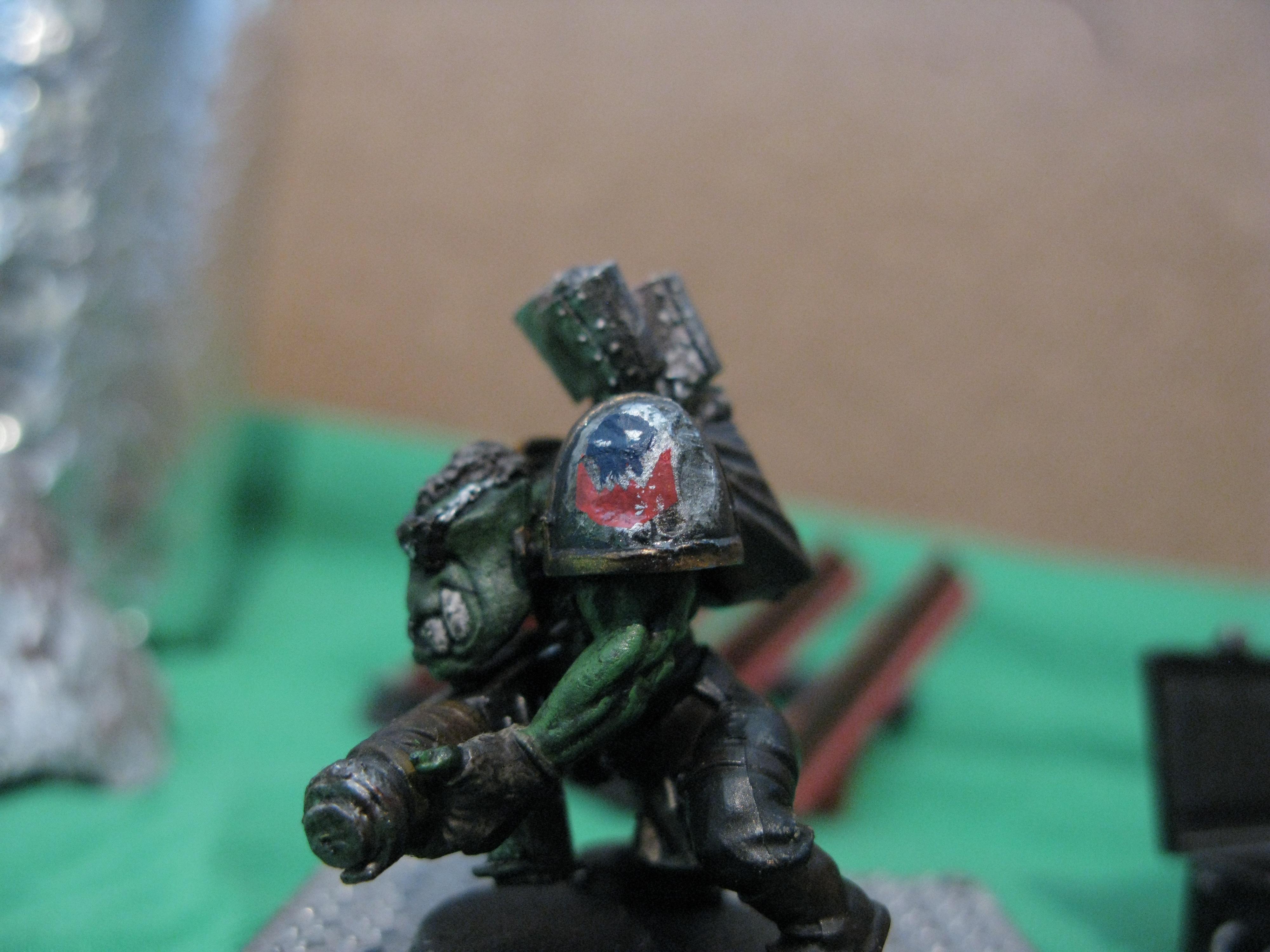 Marine Abuse, Orks, MY FIRST FREEHAND ART WORK!:D