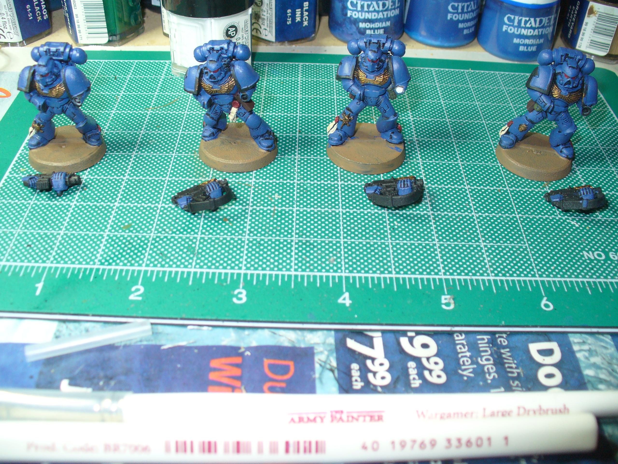 Mordian Blue used as a base colour for my Ultra's power armour