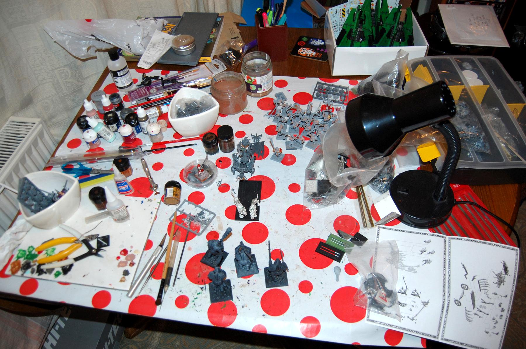 Game Table, Painting