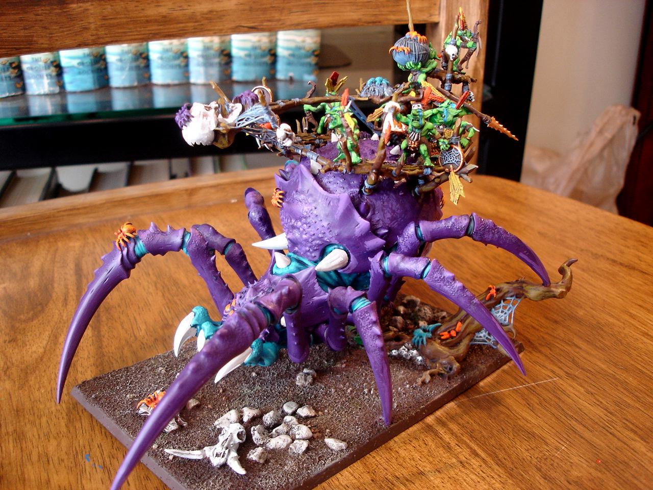 Arachnarock Spider, Orcs And Goblins, Warhammer Fantasy