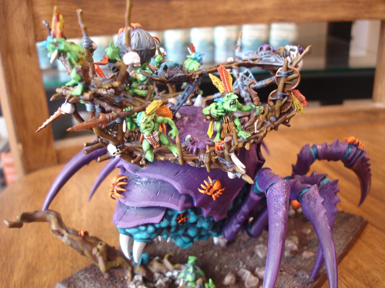 Arachnarock Spider, Orcs And Goblins, Warhammer Fantasy
