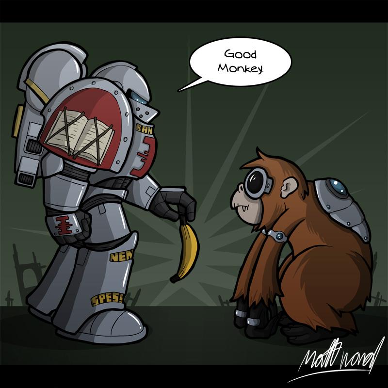 Grey Knights, Humor, Jokaero, Monkey