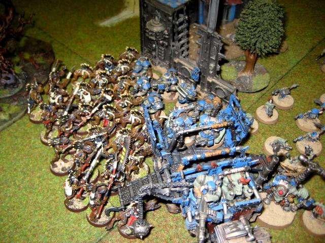 Kroot vs Orks