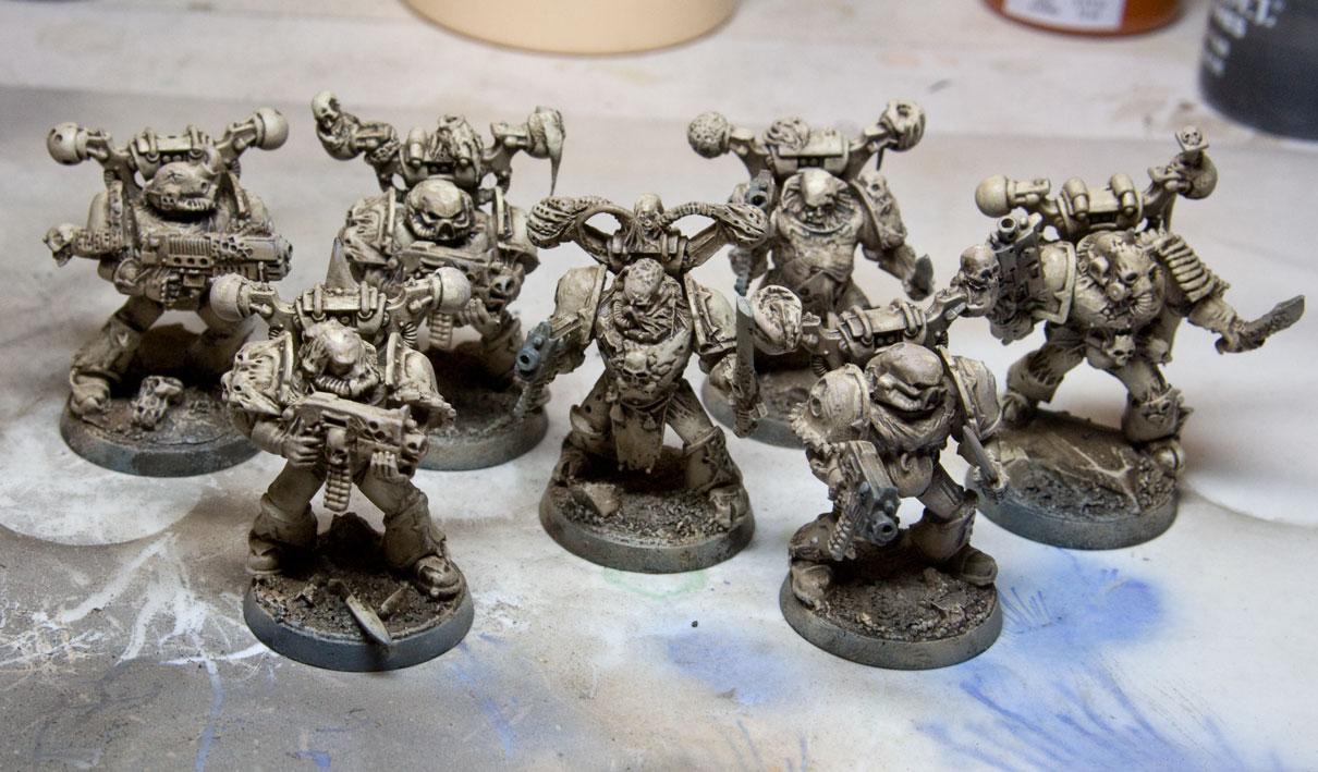 Plague marines washed