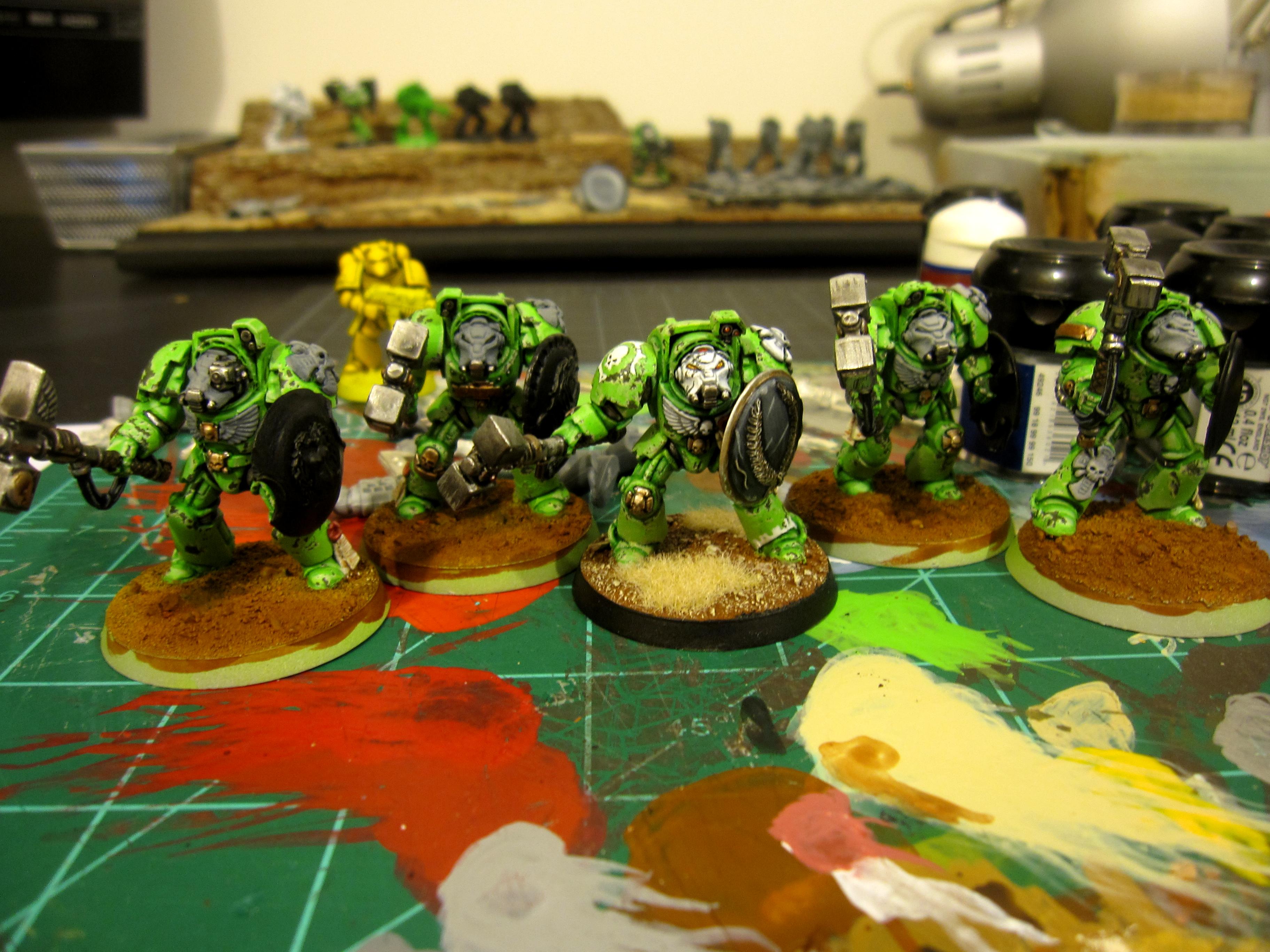 Sons Of Medusa, Space Marines, Terminator Armor, Warhammer 40,000, Work In Progress