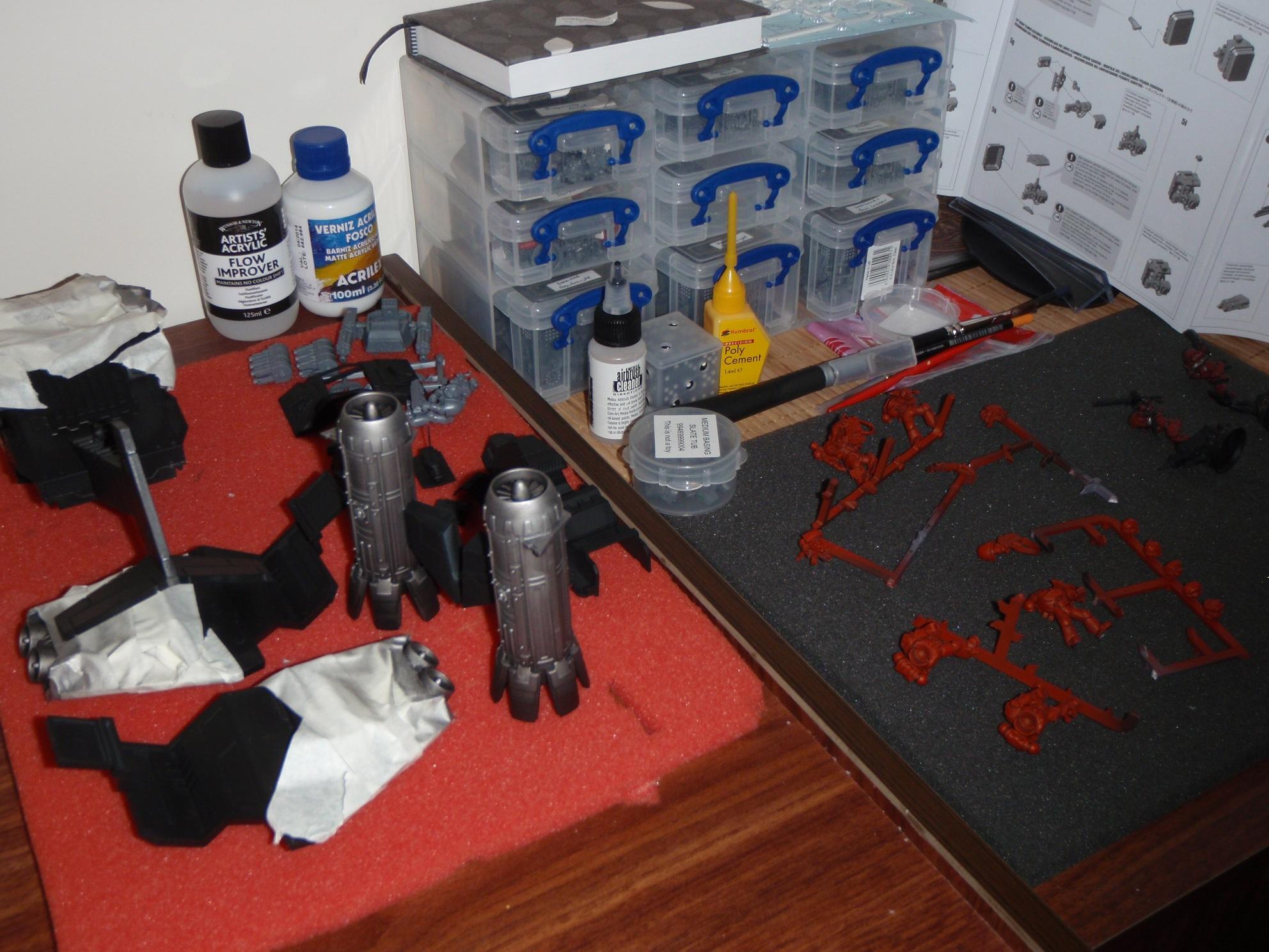 The queue of things to do, Stormraven at the front