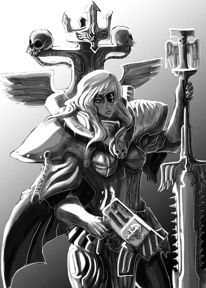 Adeptus Sororitas, Artwork, Female, Sisters Of Battle