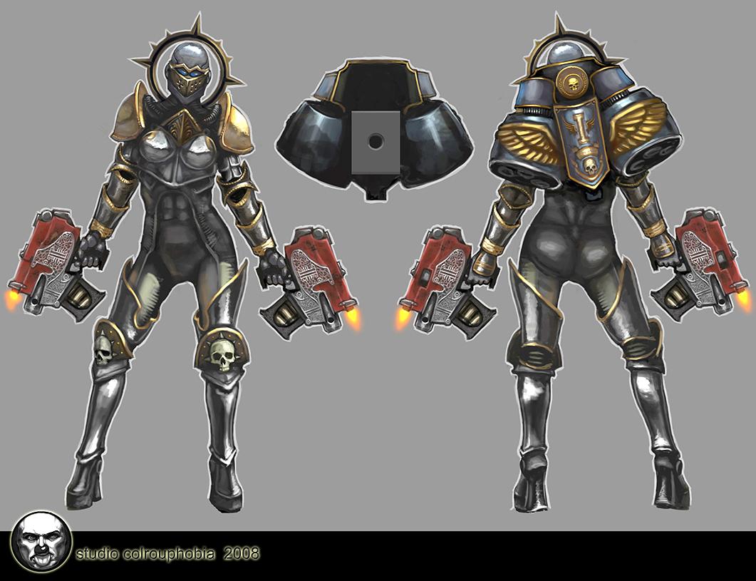 Adeptus Sororitas, Artwork, Female, Sisters Of Battle